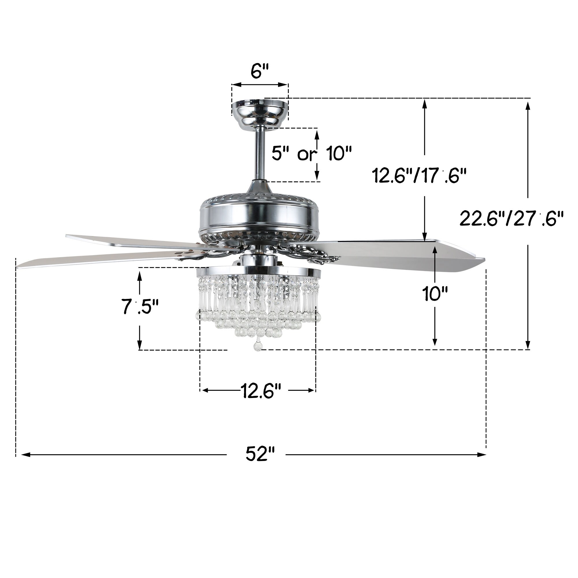 Bella Depot BD2020 Ceiling-Fans - View #11