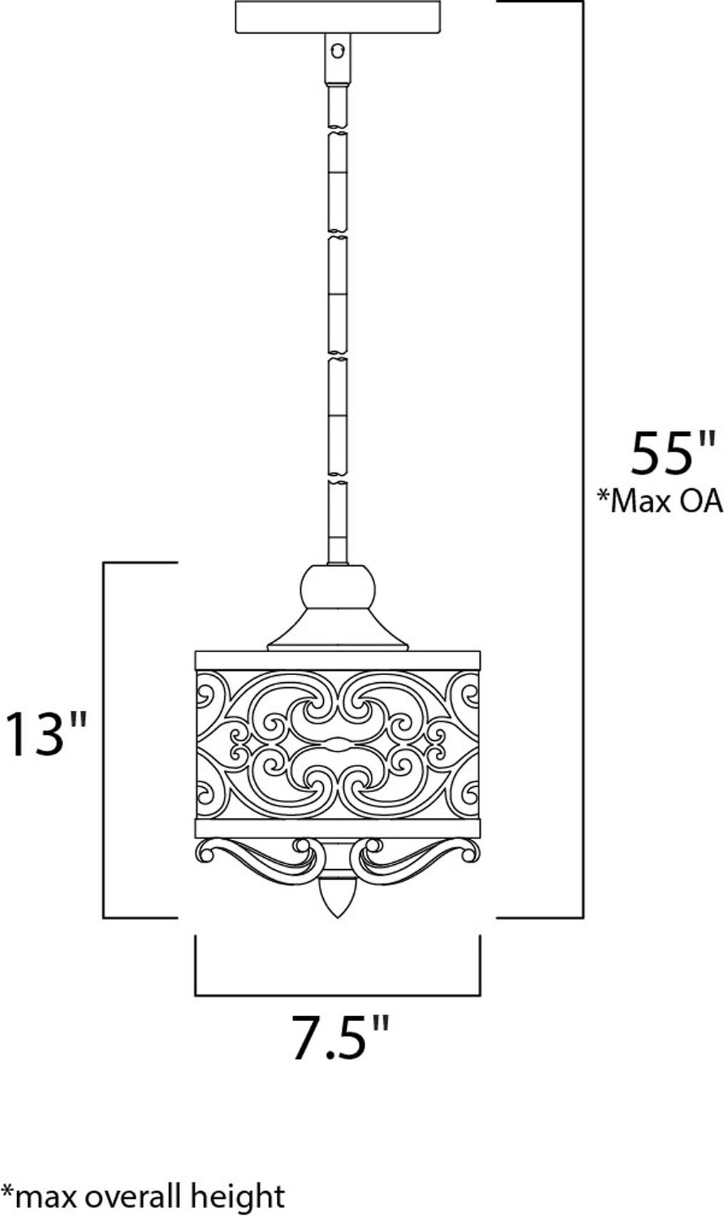 Maxim Lighting 91150WHUB Pendant-Lights - View #2