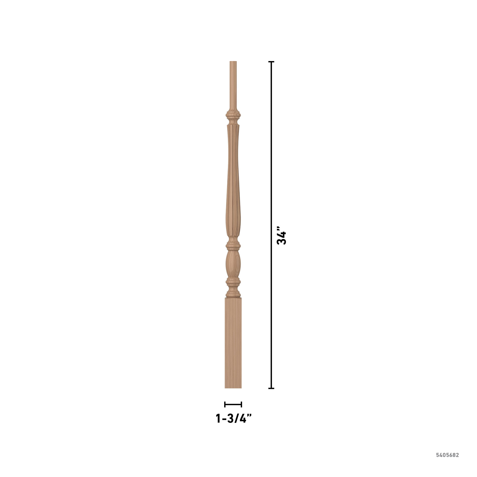 L.J. Smith Stair Systems LJF-2115-P 34 Interior-Stairpart-Balusters - View #4