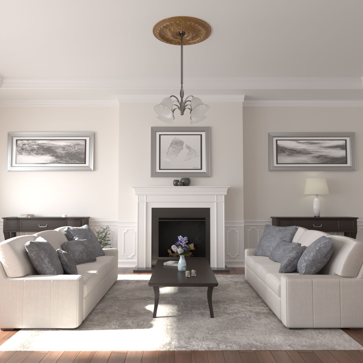 Ekena Millwork CM38OSSTC Ceiling-Medallions - View #4