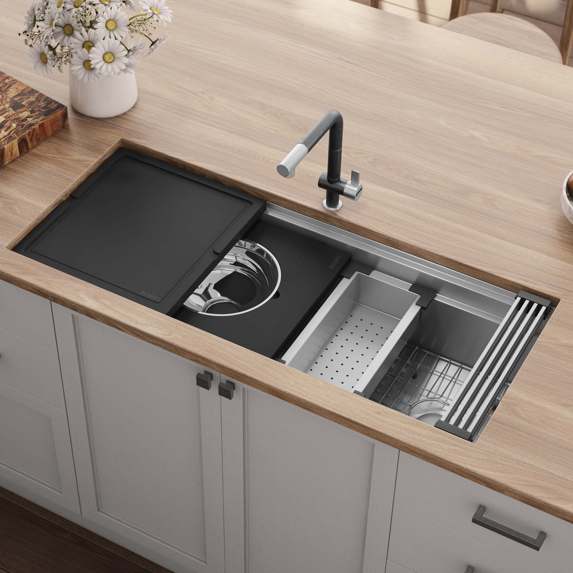 Ruvati RVA1244BWC Kitchen-Sink-Accessory-Kits - View #3