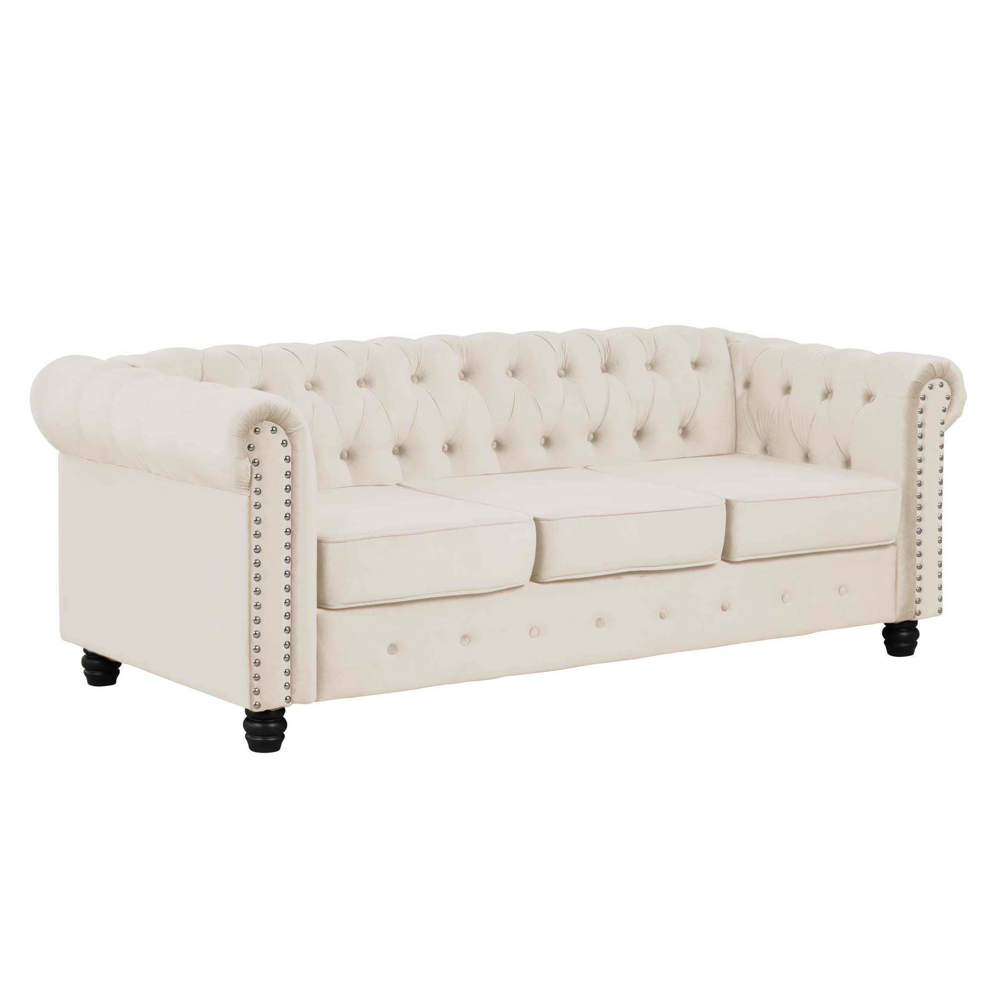 FARATI 8712-BEIGE-3 Sofas-Loveseats - View #3