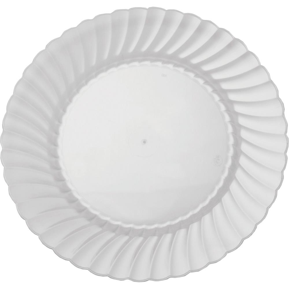  Friwer Collection Disposable Uuncoated White Paper Plates (200,  6) : Health & Household