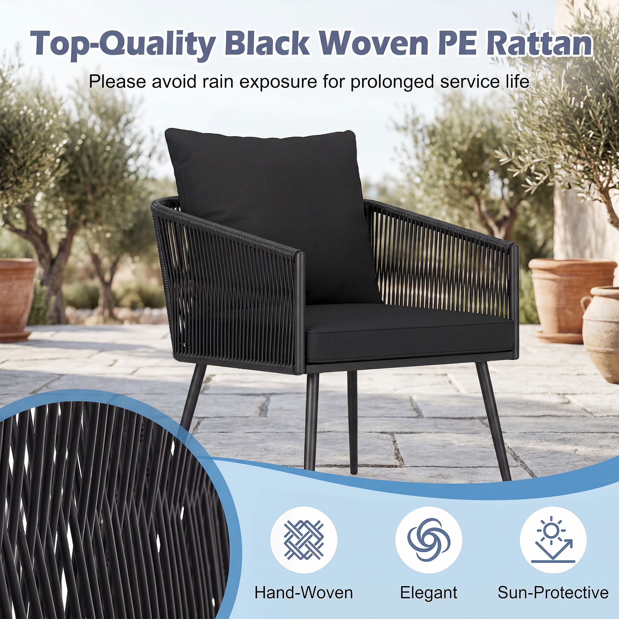 Costway HCST14094 Patio-Conversation-Sets - View #3