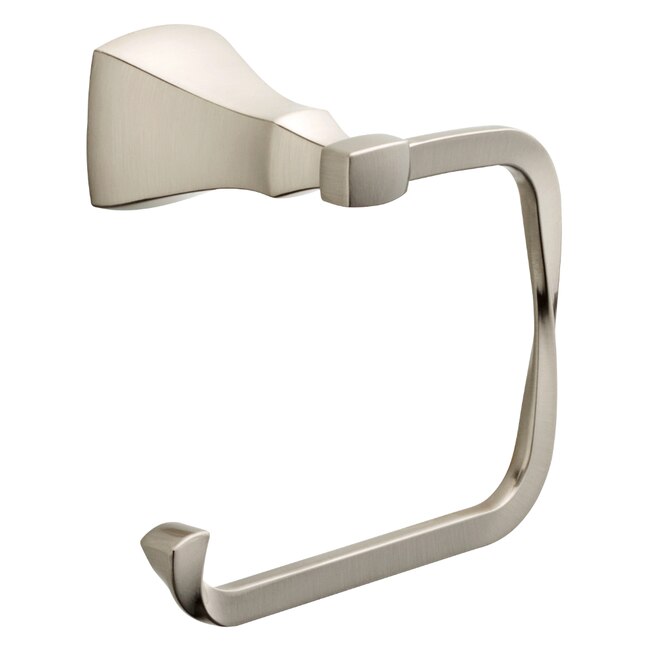Delta Sawyer Satin Nickel Wall Mount Single Post Toilet Paper Holder Delta Sawyer Satin Nickel Wall Mount Single Post Toilet Paper Holder