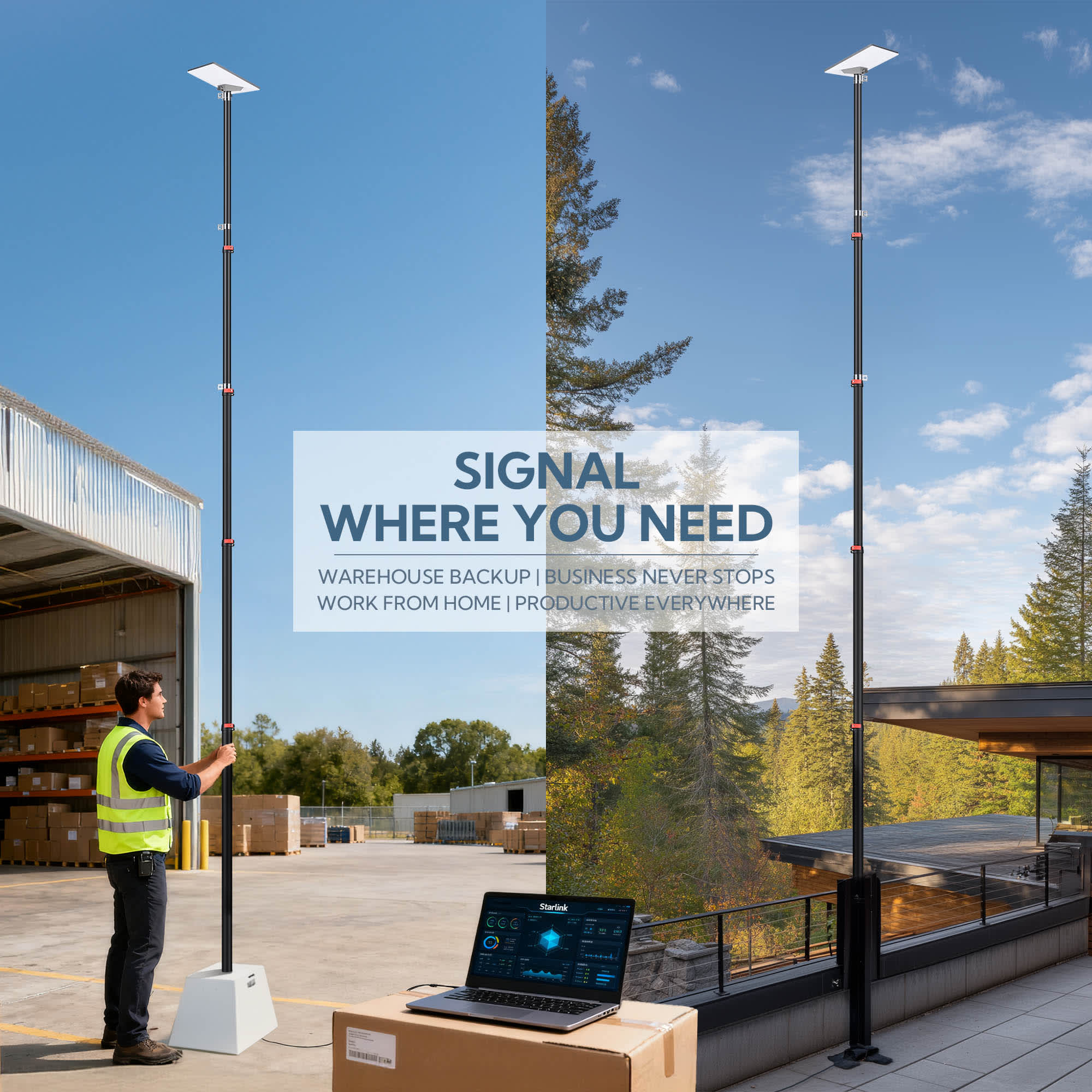 Yescom 22FLP052-25-MI-06-LO Flag-Poles - View #2