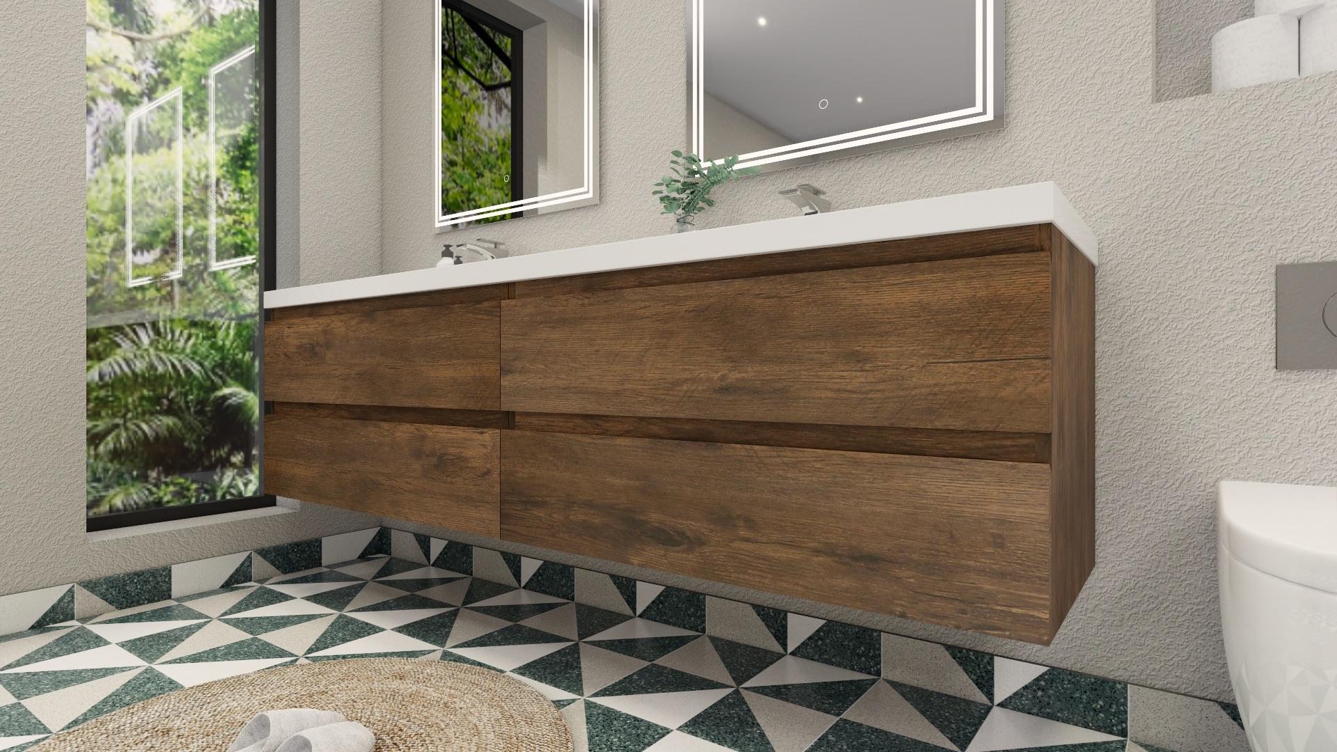 Moreno Bath MOB84-RW Bath-Vanity-Combo - View #7