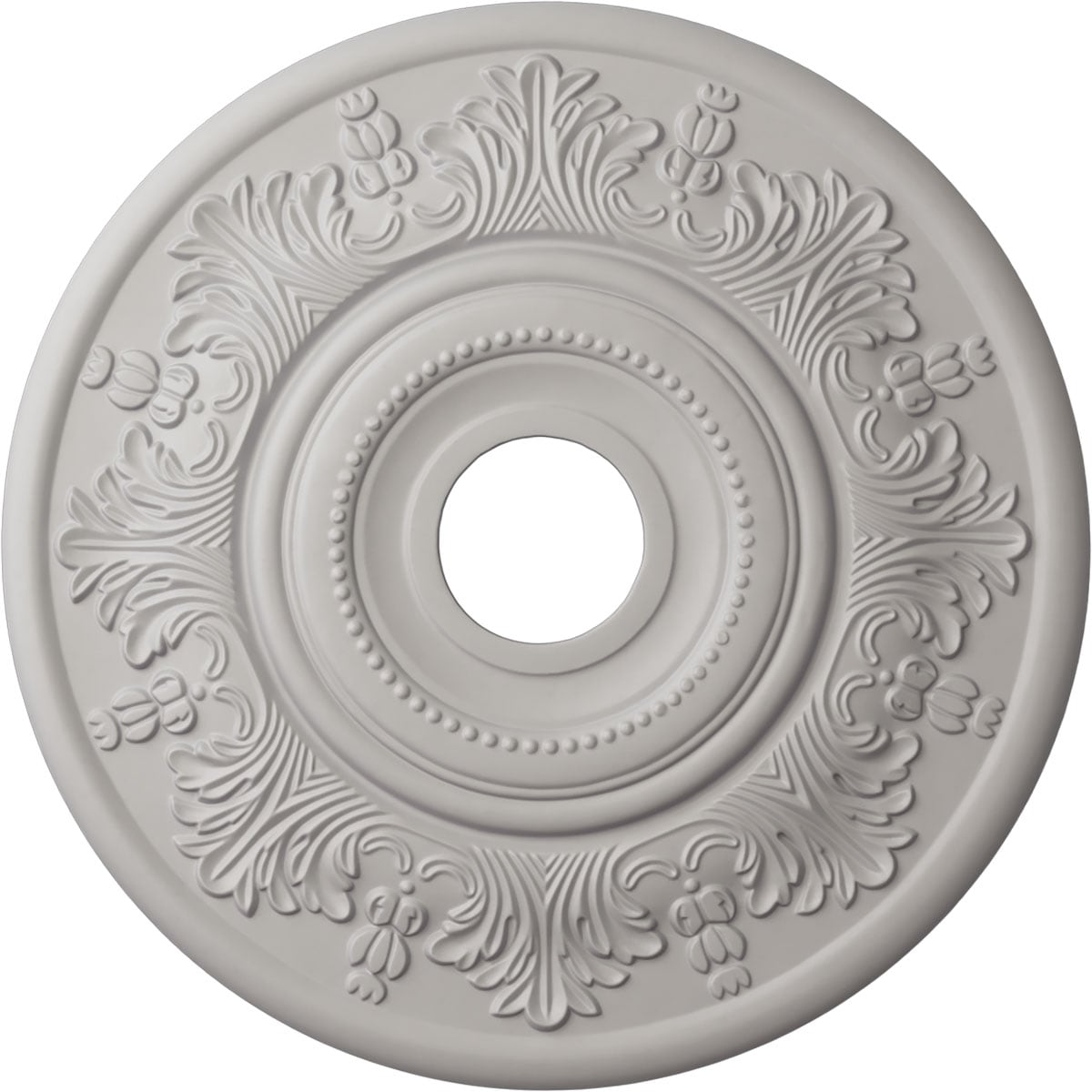 Vienna Ultra Pure White Hand-Painted Ceiling Medallion