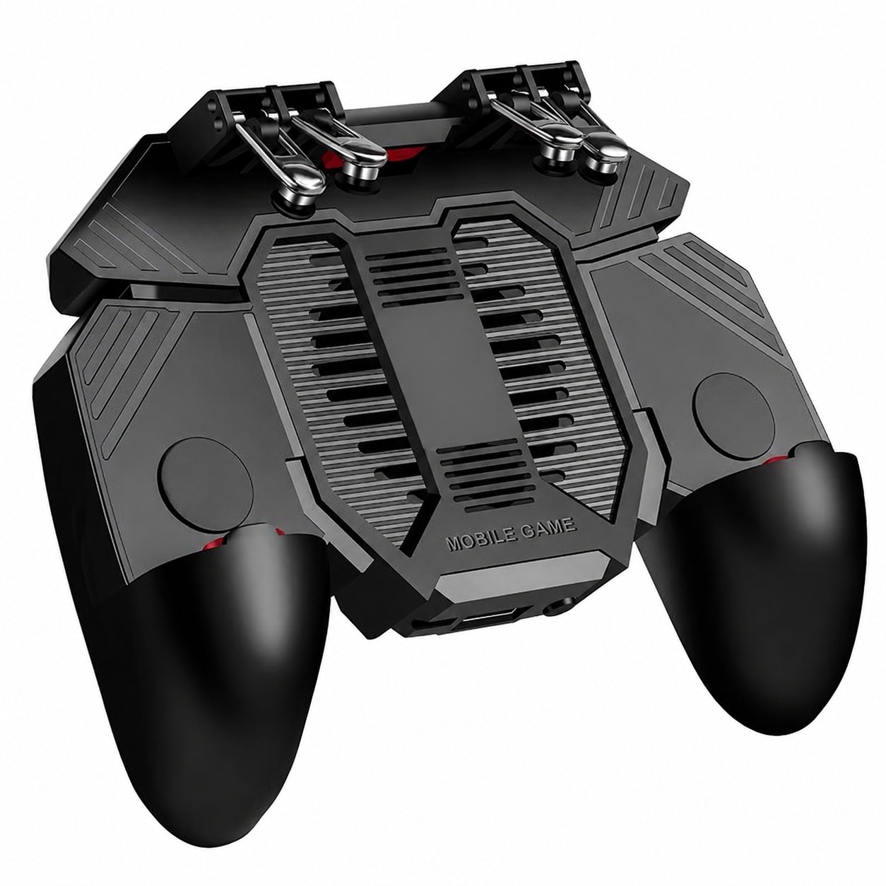 ITOPFOX Mobile Game Controller for iPhone and Android with Cooling Fan Phone Triggers and Gaming Grip Joystick for Four Point Seven to Six Point