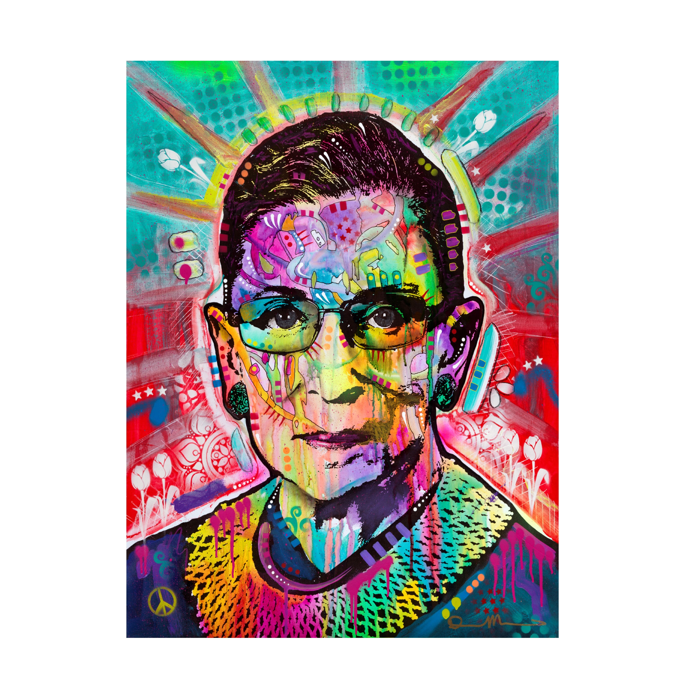 Trademark Fine Art Dean Russo 'Ruth Bader Ginsburg' Canvas Art