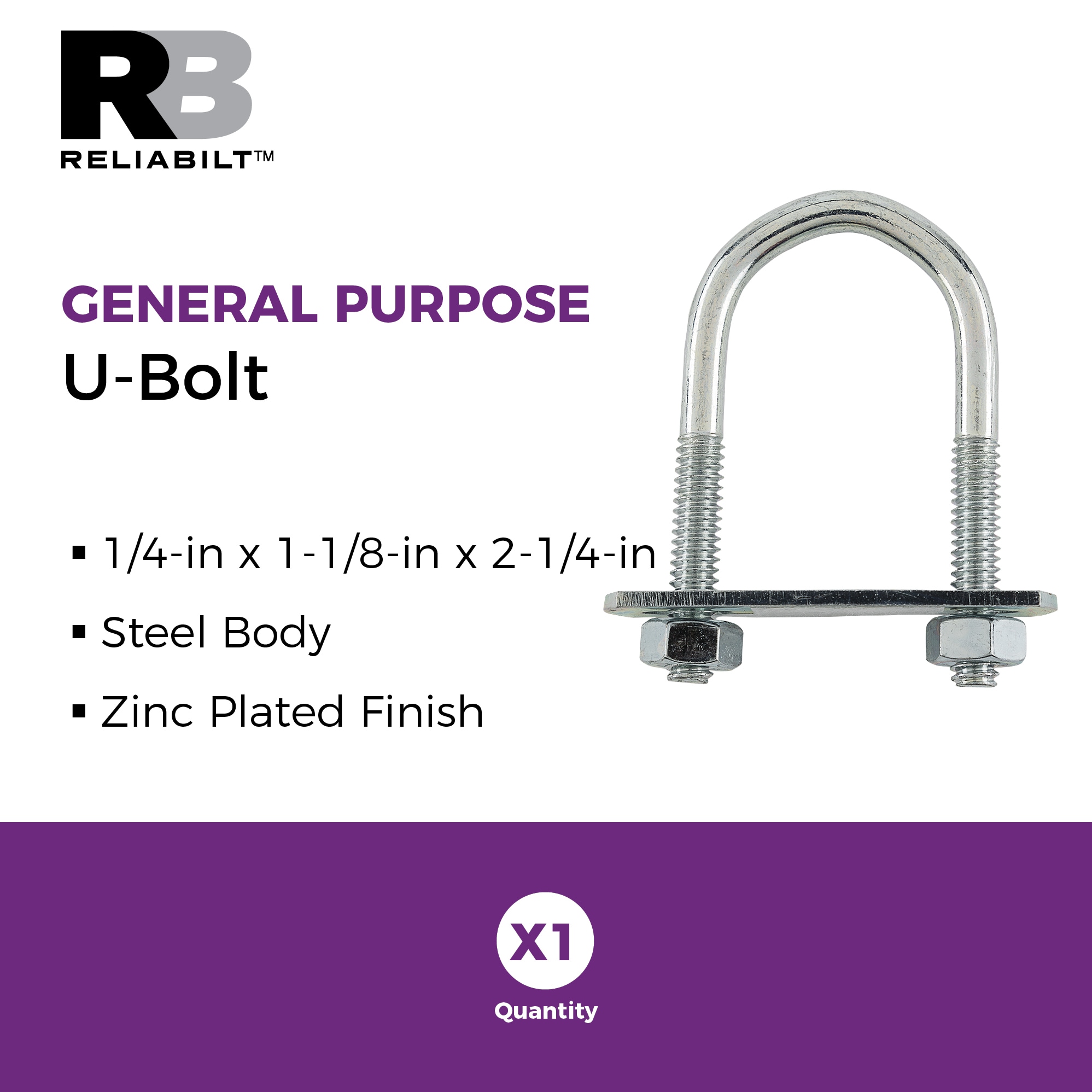 RELIABILT N101-446 U-Bolts - View #2