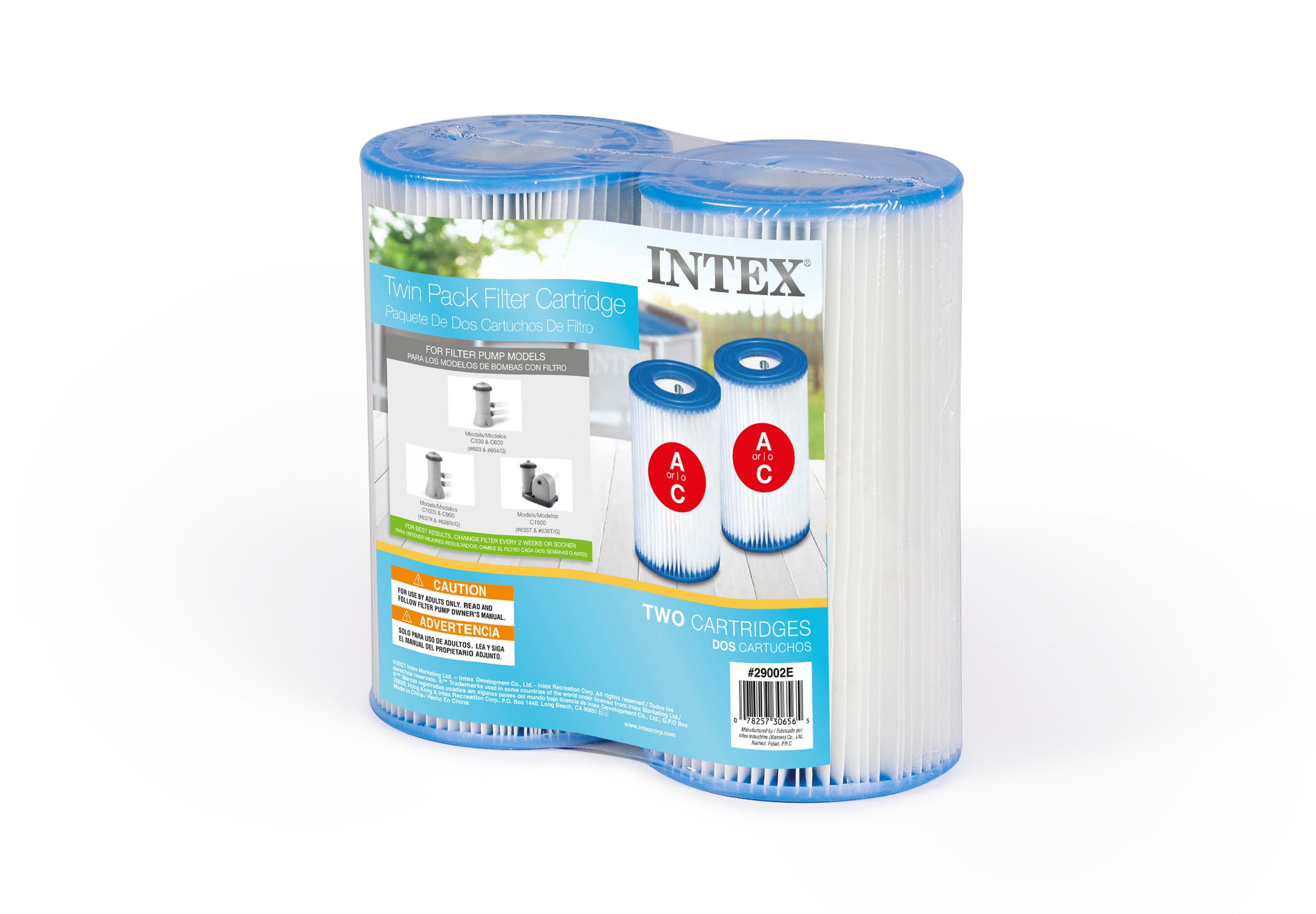 Intex 29002E Filter Cartridge Type A Pump and Filter Union