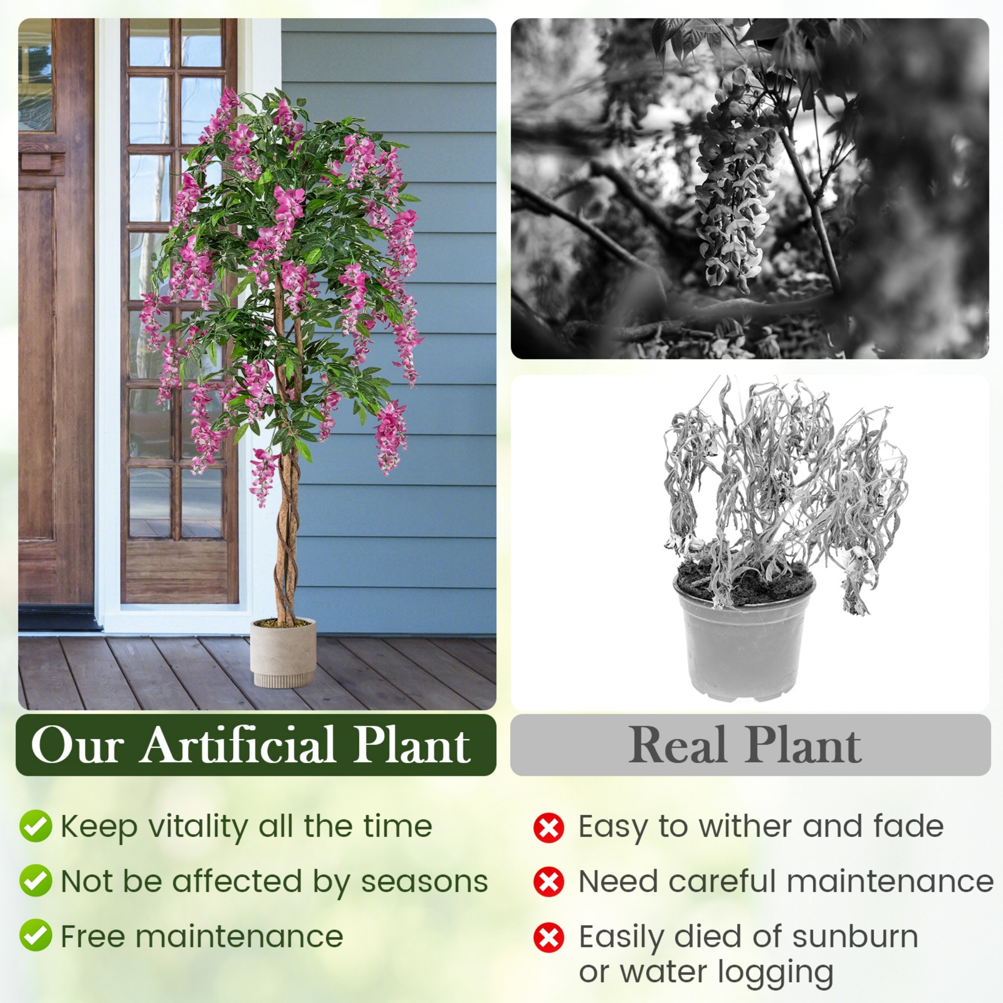 Poinic CWZH10317RO-1 Artificial-Plants-Trees - View #4