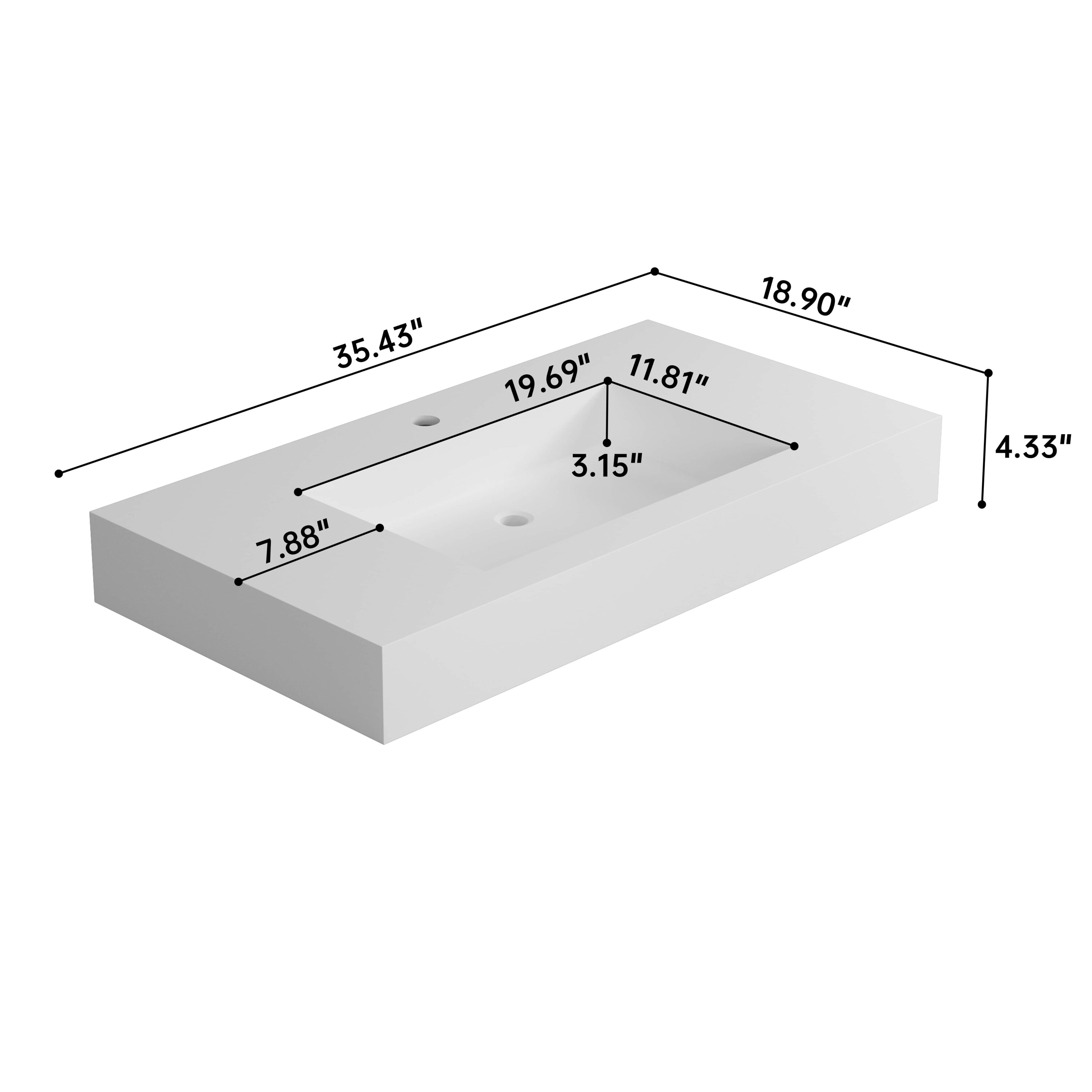 Misty Moon FXLW0402-P355763 Console-Sinks - View #6