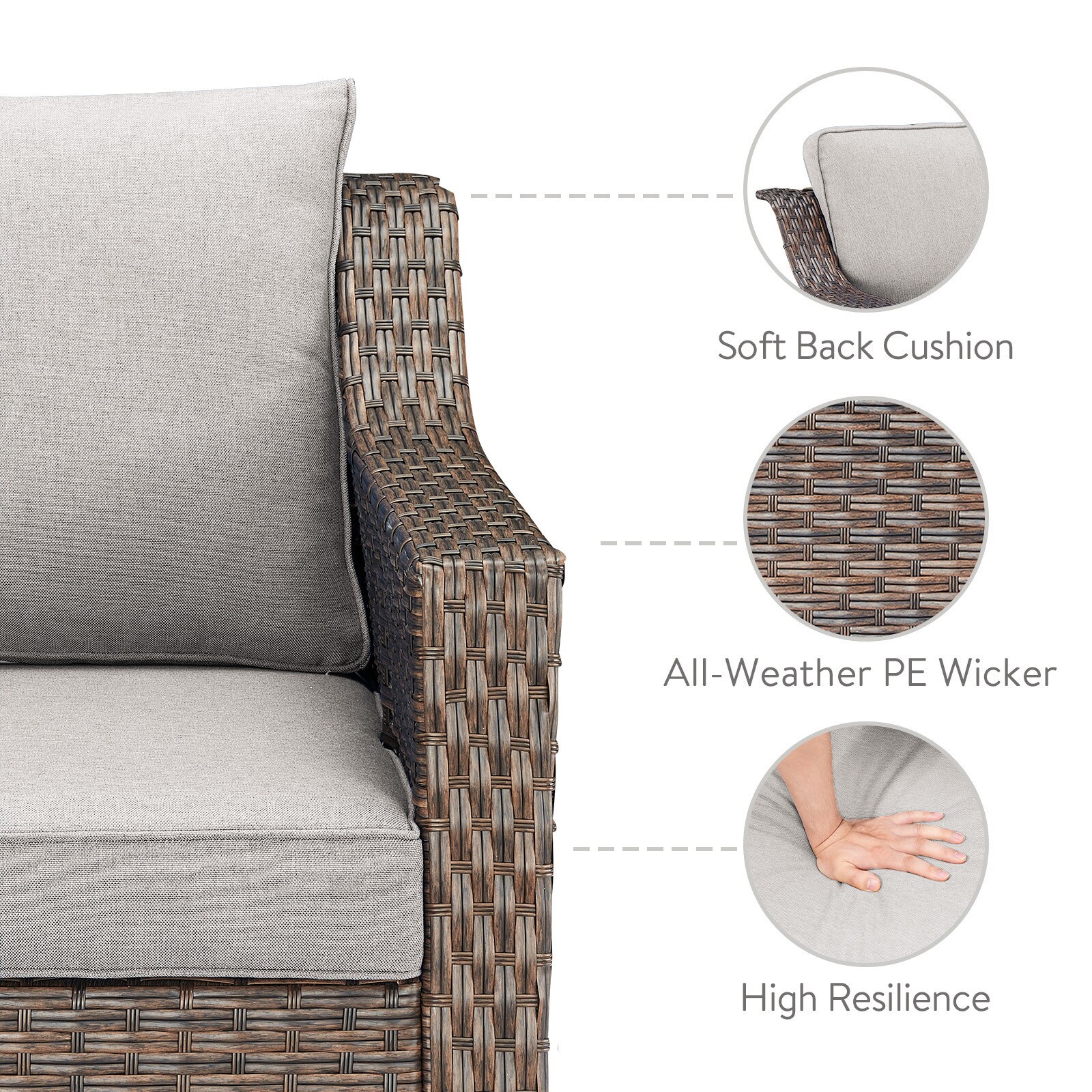 Rilyson FSLRBR1320-2 Patio-Conversation-Sets - View #4