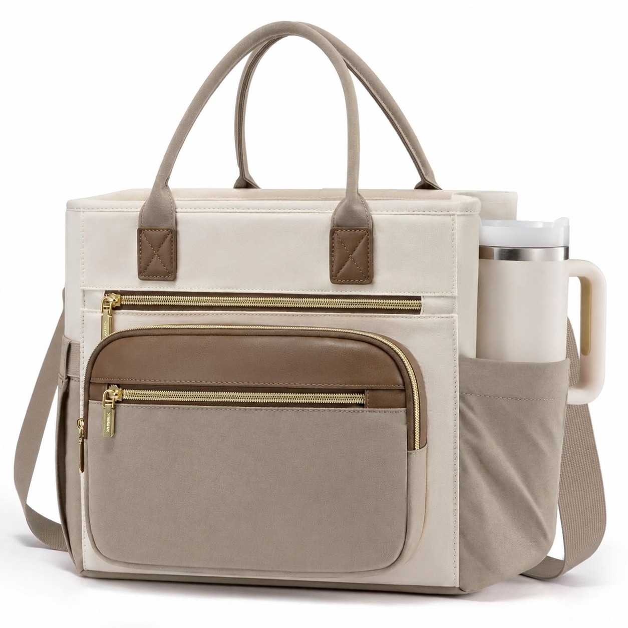 Justincity -  Insulated Lunch Bag Large Capacity Wide Opening Cooler Tote with Adjustable Shoulde...
