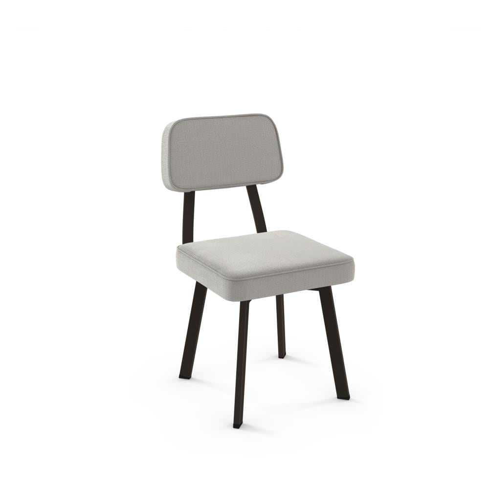 Clarkson Contemporary/Modern Polyester Upholstered Dining Side Chair (Metal Frame) in Gray | - Amisco 30546-WE/1B75BAF4