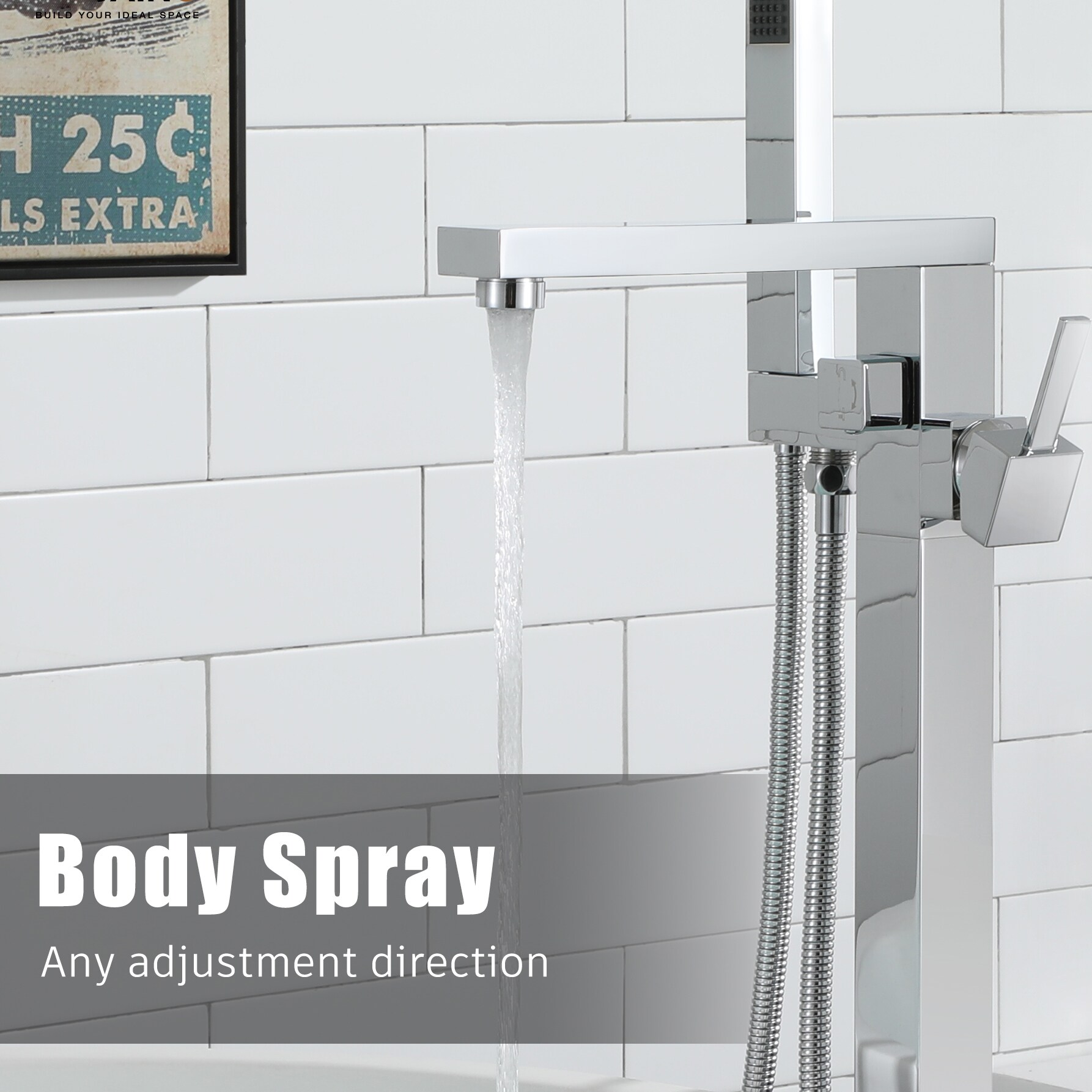 Clihome TC-094BB-BF Roman-Tub-Faucets - View #4