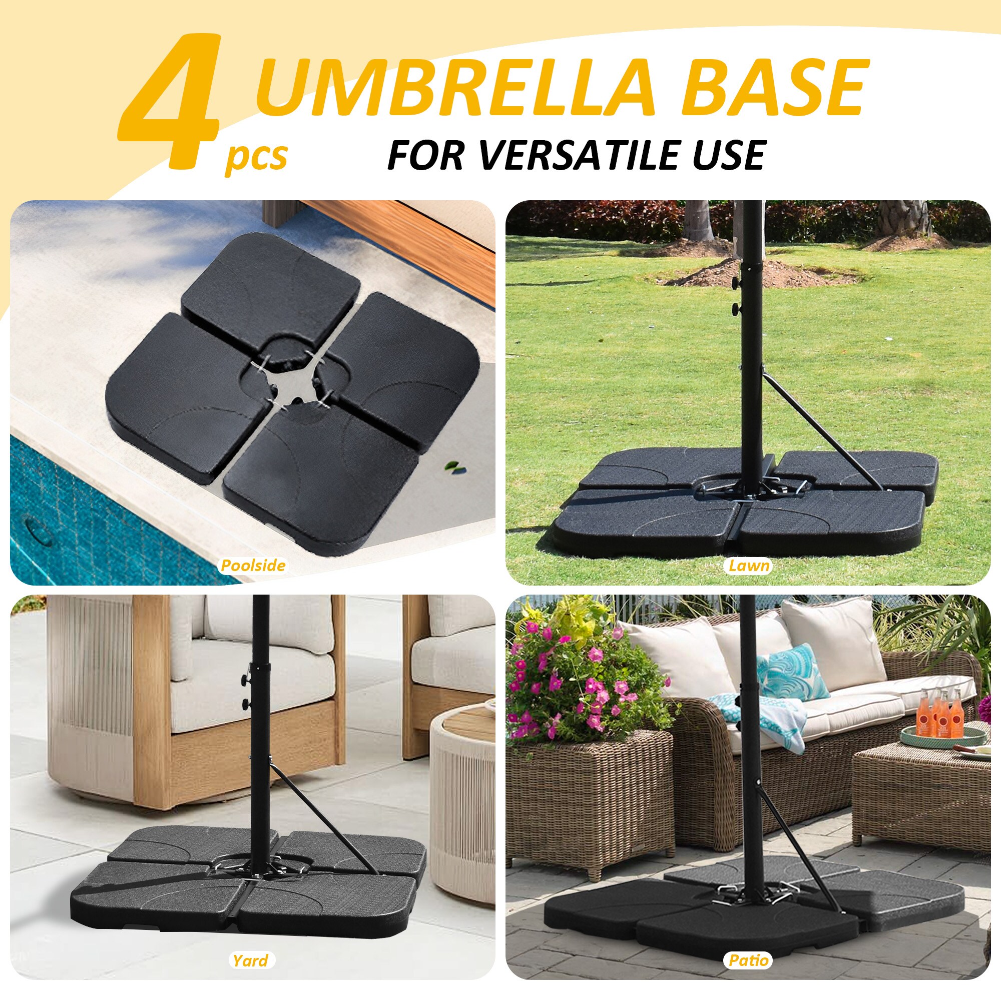 Fun Orange FUNHWCP116 Umbrella-Bases - View #3