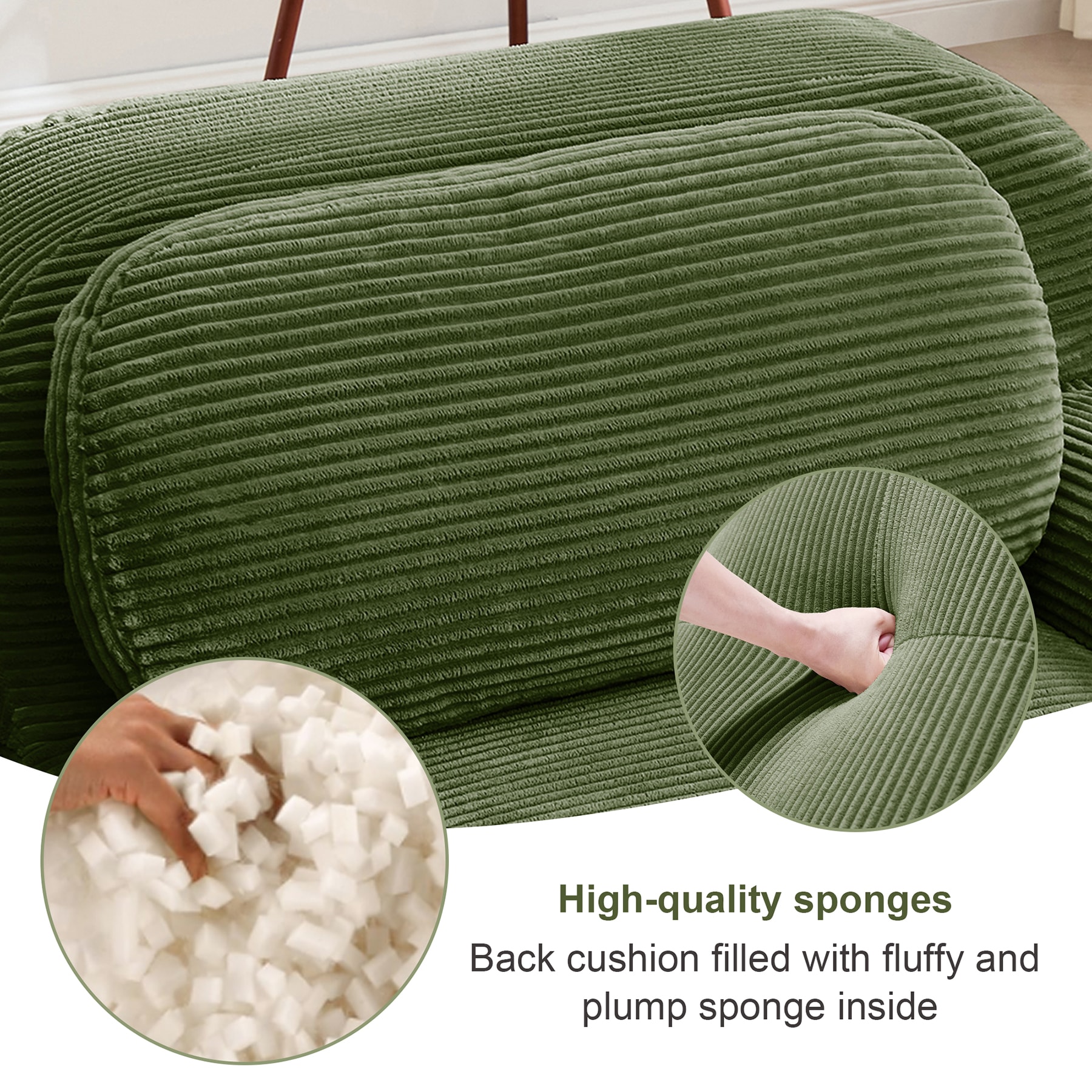SINOFURN SYA370116GY Sofas-Loveseats - View #13