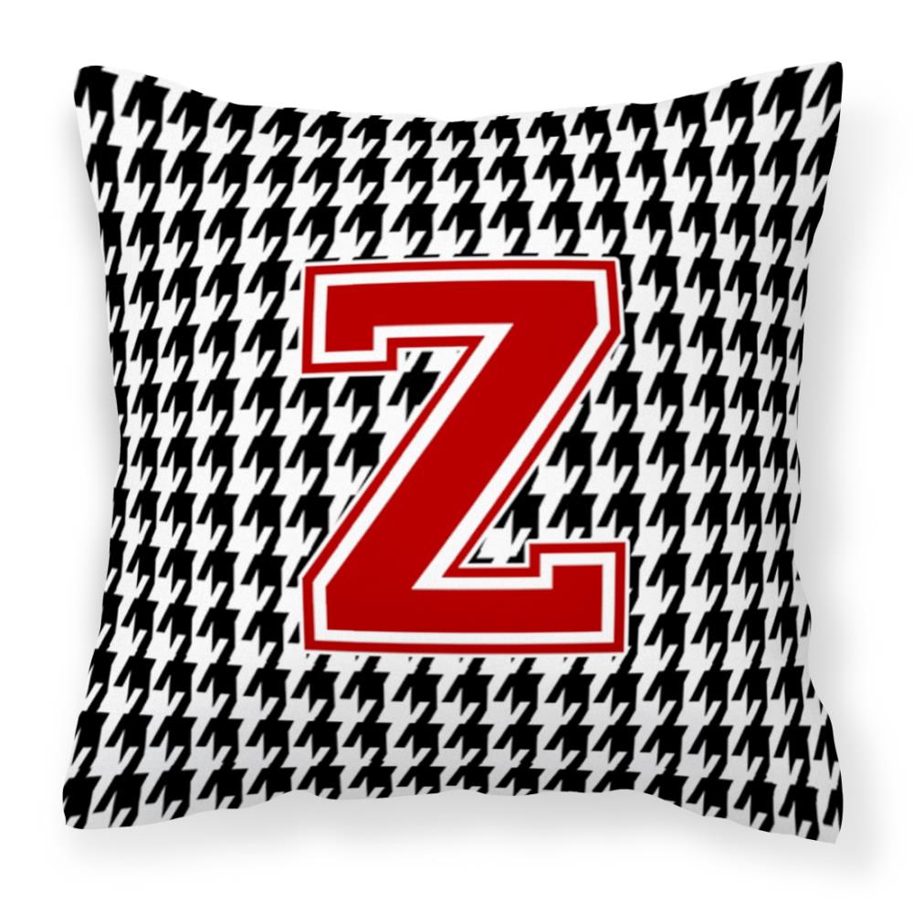 Caroline's Treasures CJ1021-ZPW1414 Graphic Print Multicolor Square Monogram Throw Pillow