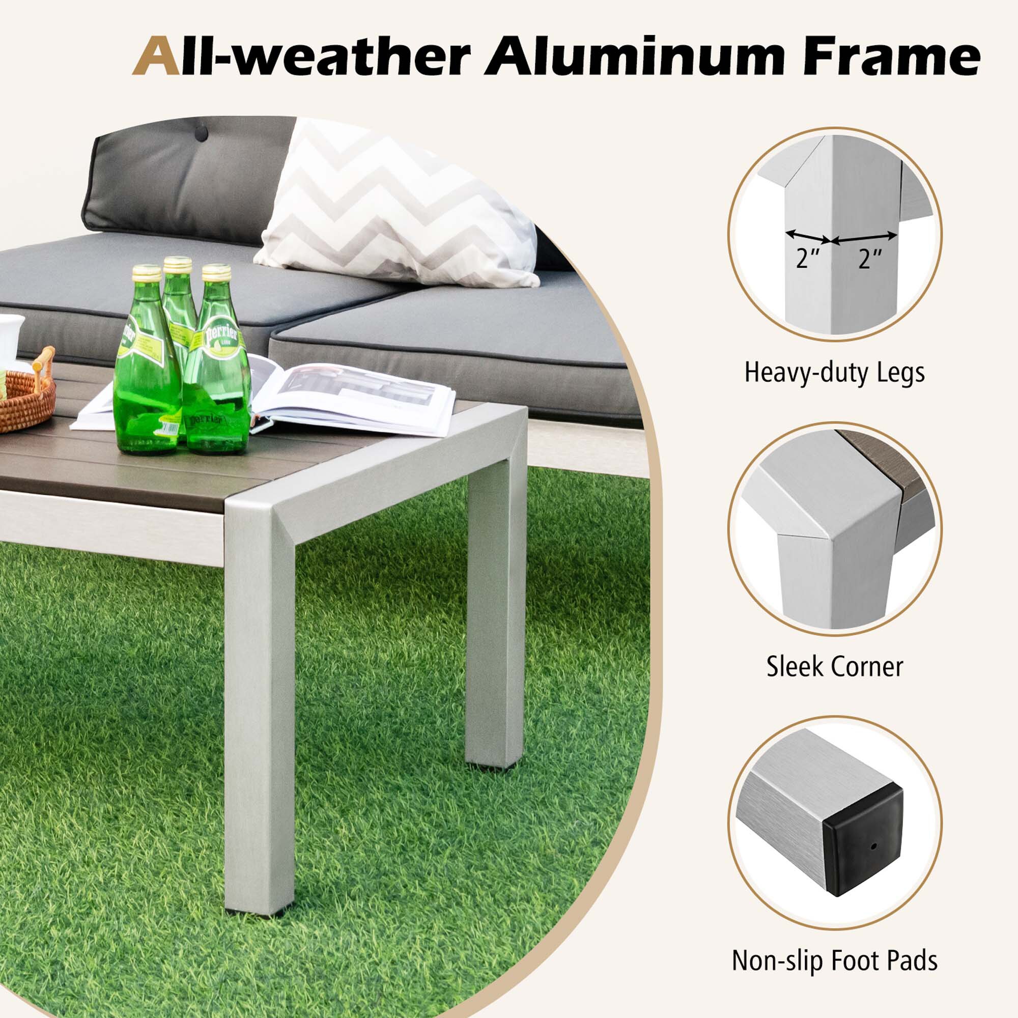 Costway LWS00124 Patio-Tables - View #7