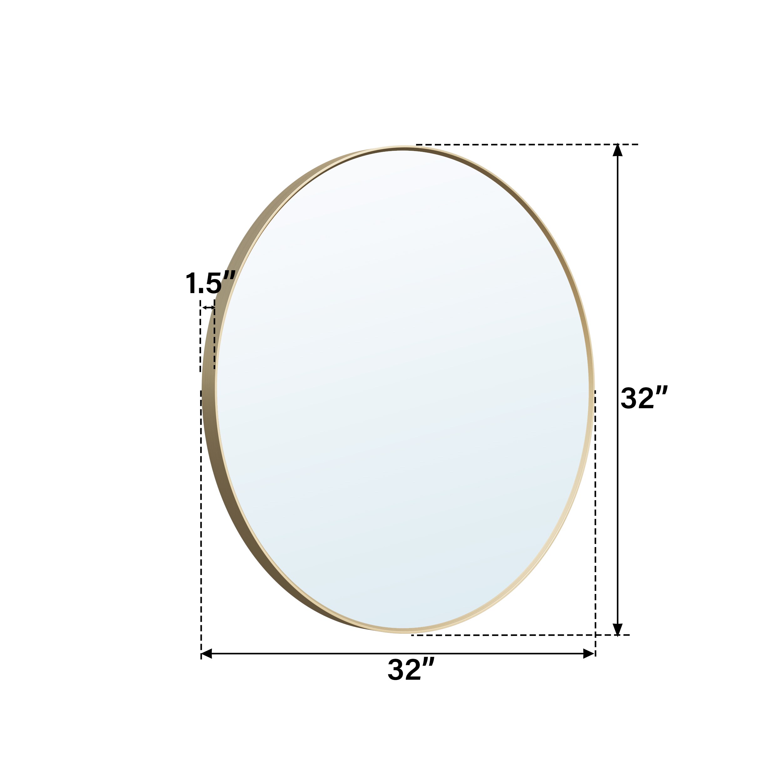 Forclover FRK-M022028 Framed-Bath-Mirrors - View #5