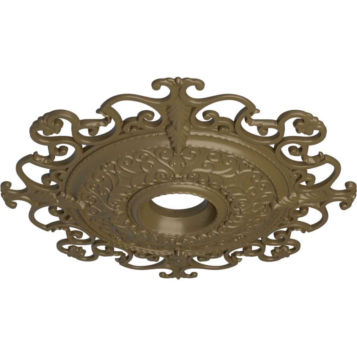 Ekena Millwork CM38OLMMF Ceiling-Medallions - View #2