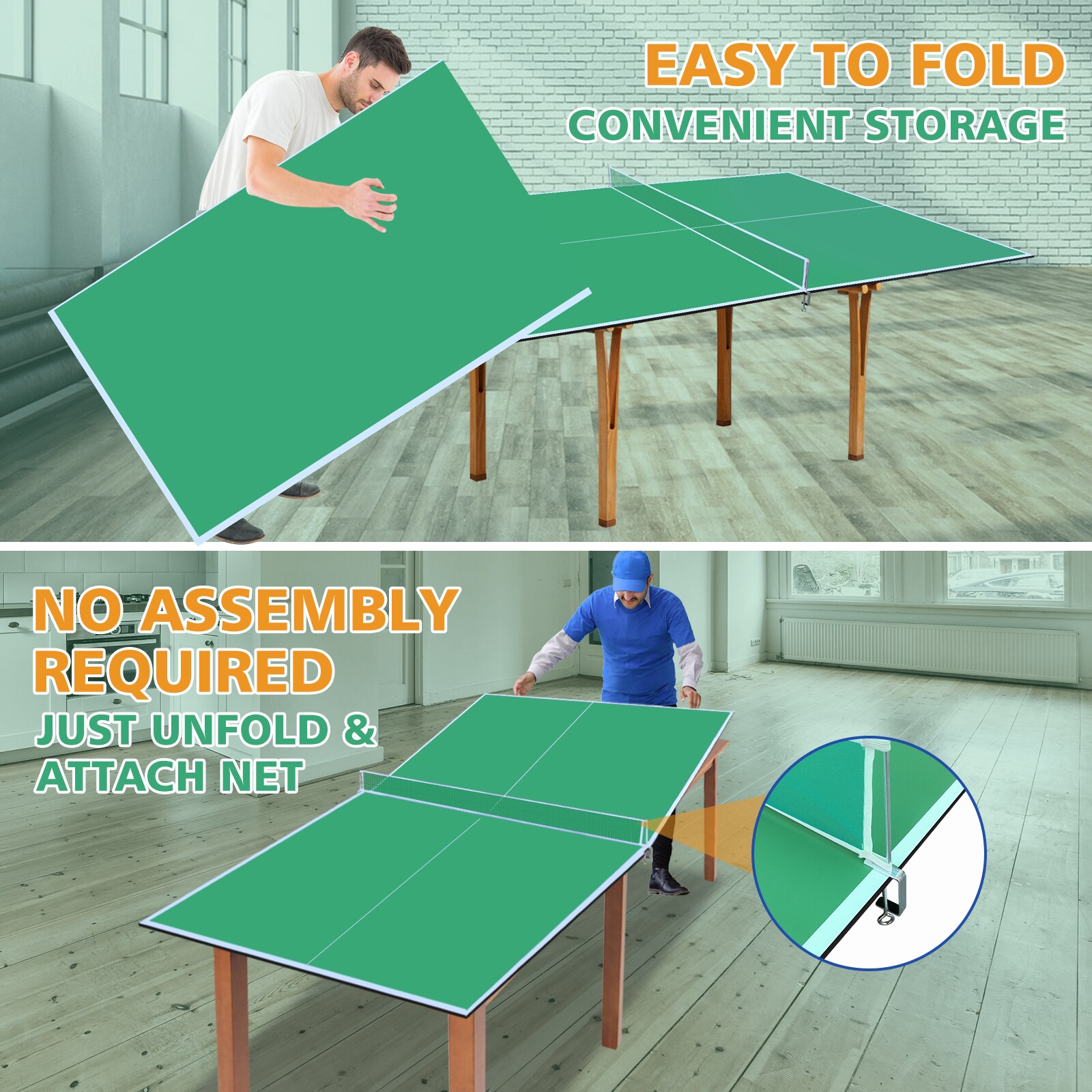 Tinyhomie LW-Y-OR-5147 Ping-Pong-Table - View #3