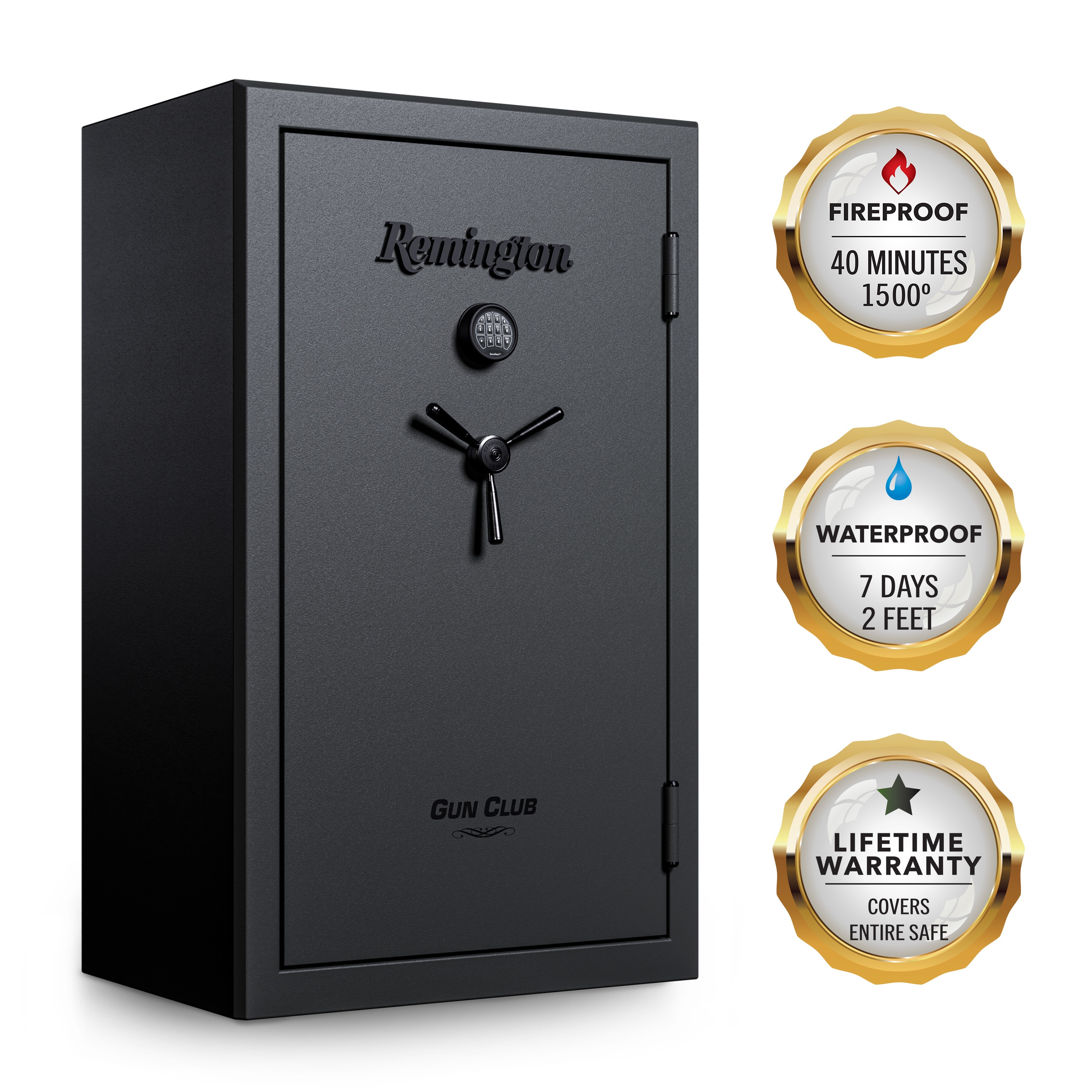 Remington SAR5936GC Gun Club 36 -Gun Fireproof Waterproof Electronic/Keypad Lock Gun safe