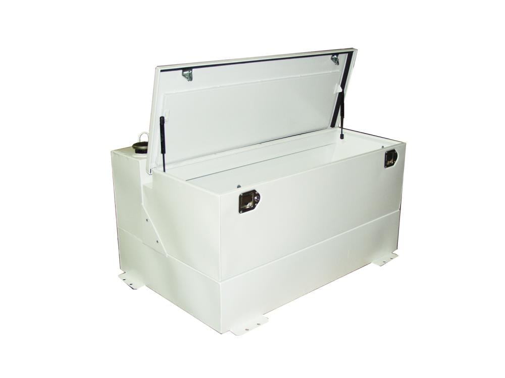 Better Built 75-Gallons White Rectangle Steel Truck Fuel Transfer Tank/Chest  Combo in the Truck Transfer Tanks department at