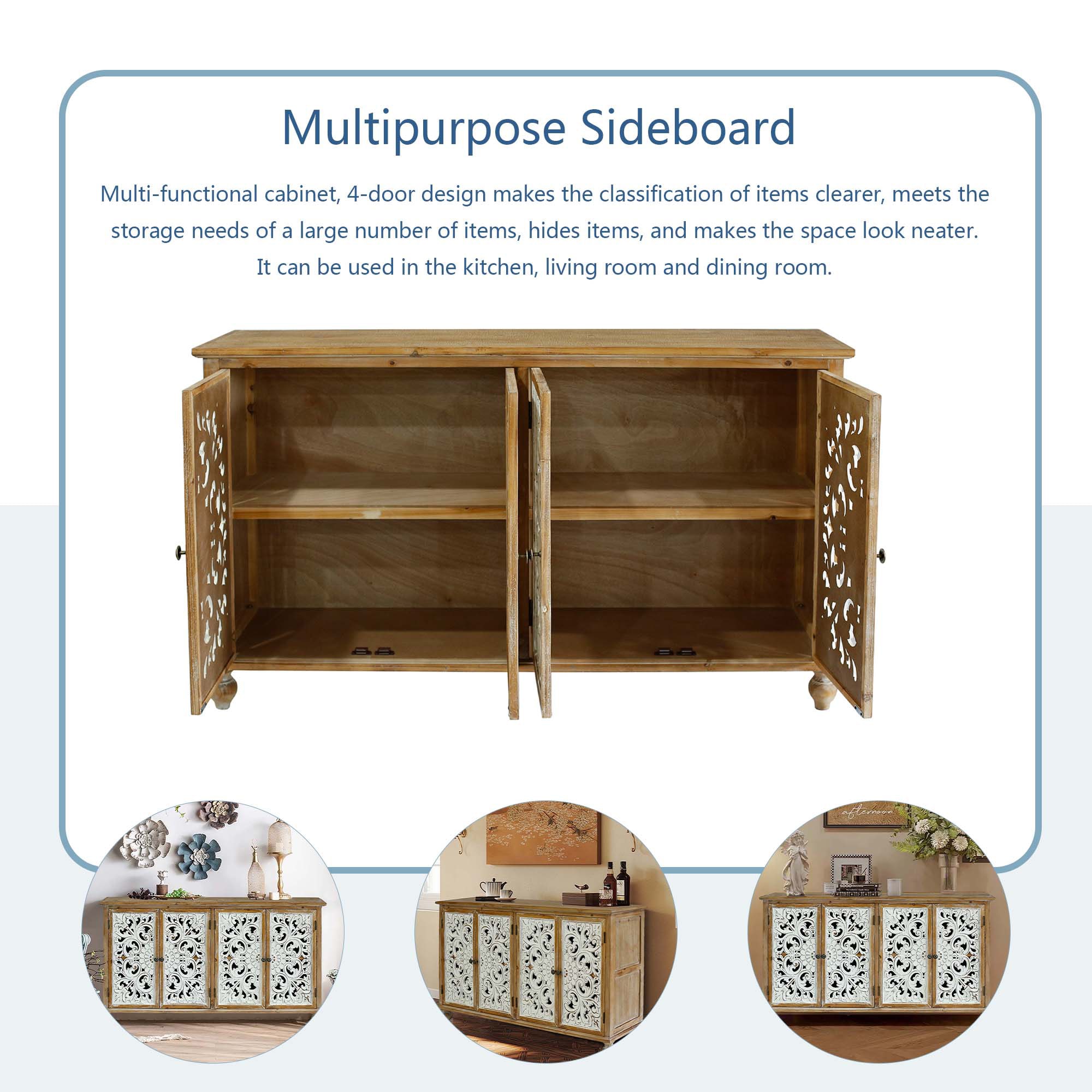 SINOFURN SYA020310GY Dining-Kitchen-Storarge - View #3