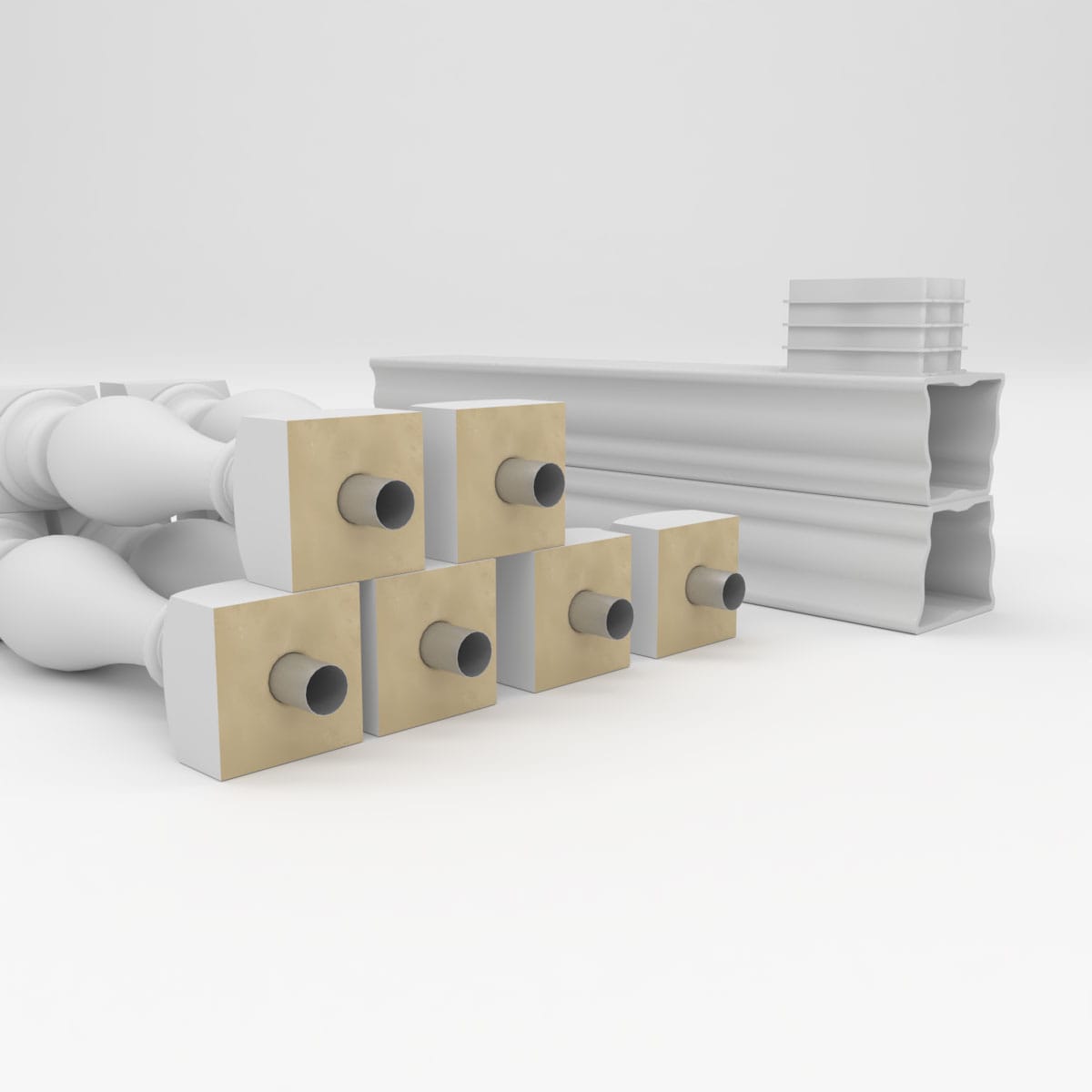 Ekena Millwork BALK38X036LGG railings - View #6