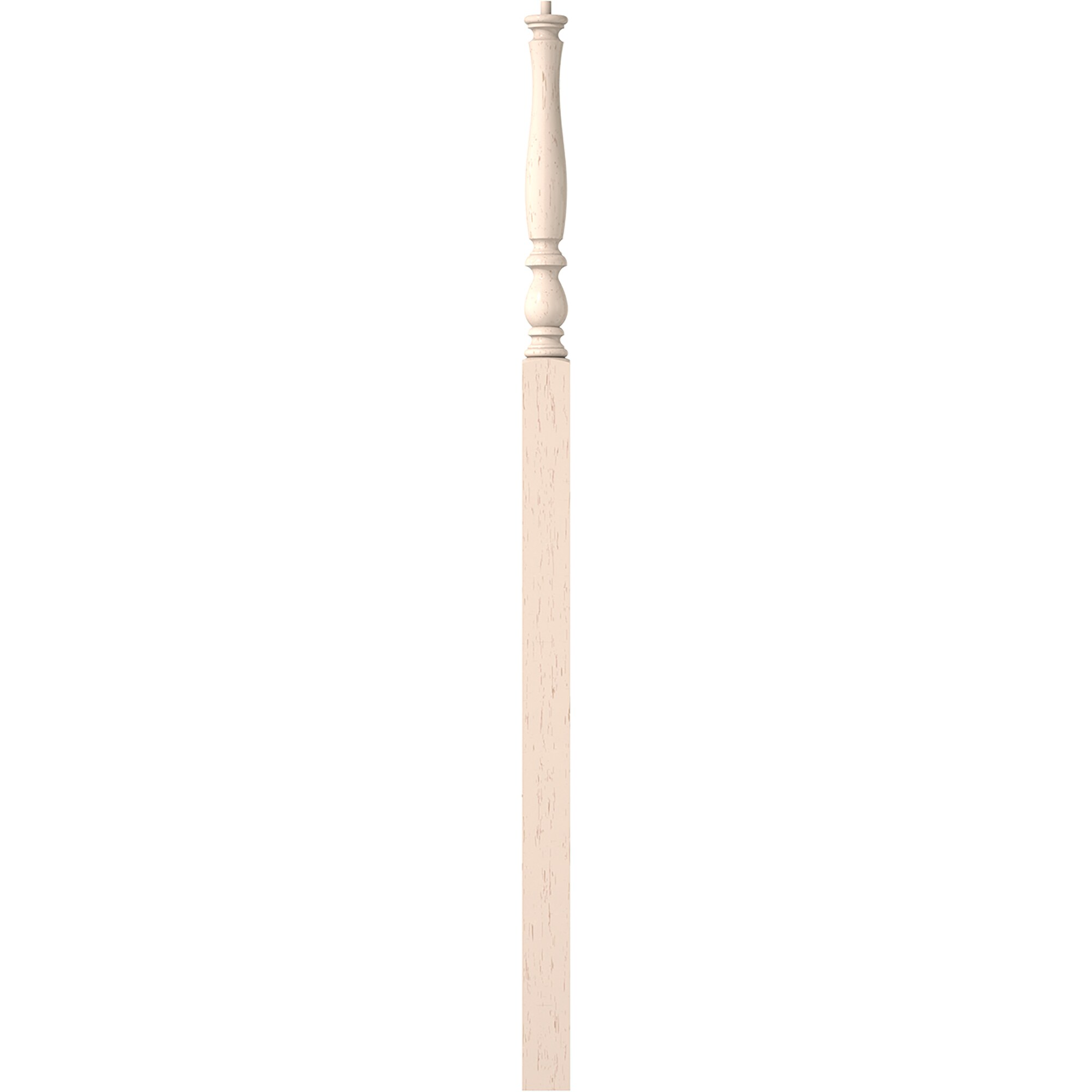 L.J. Smith Stair Systems LJP-3918-BR 3.25-in x 73-in Unfinished Birch Intermediate Stair Newel Post