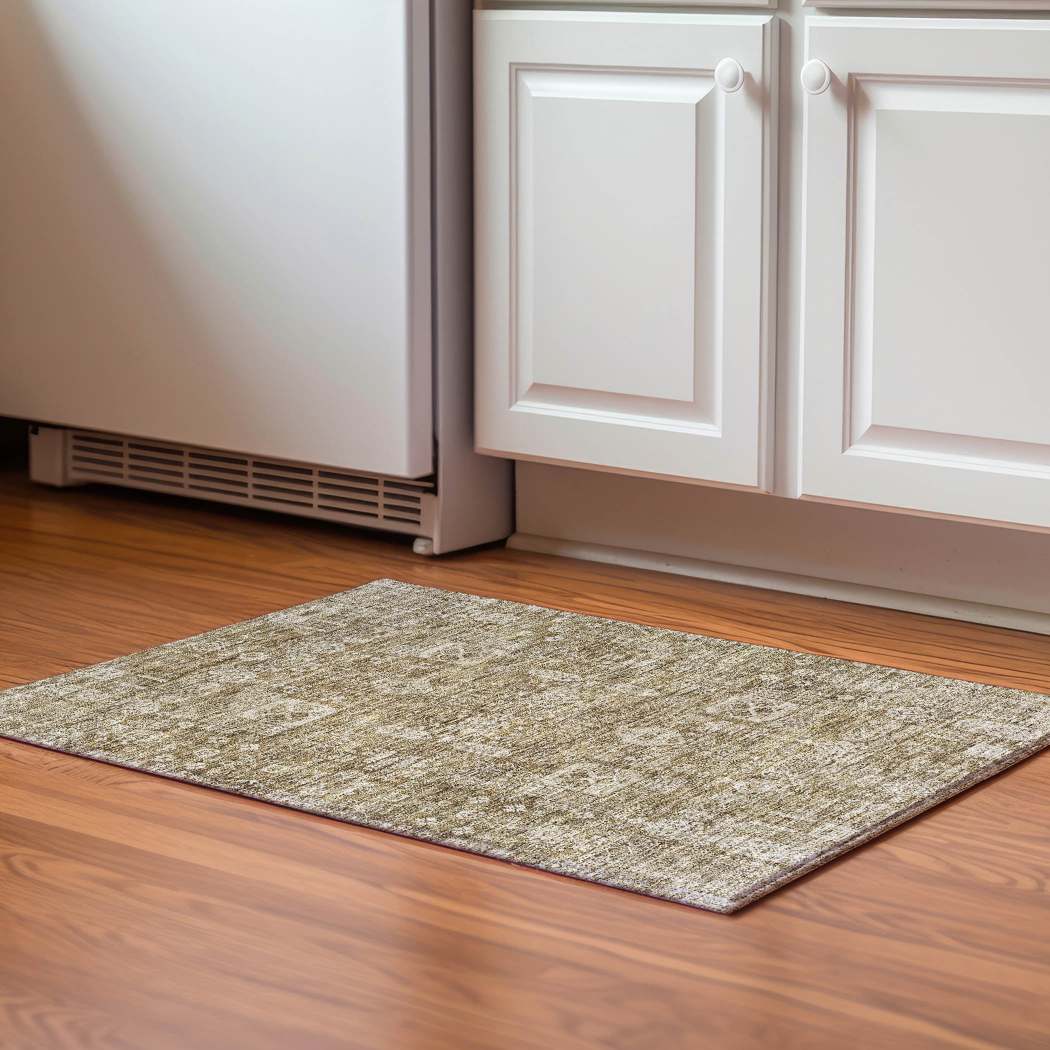 Addison Rugs AMF637BR20X30 Mayfield AMF637BR 2 x 3 (ft) Loomed Polyester Brown Rectangular Indoor Geometric Machine washable Area rug
