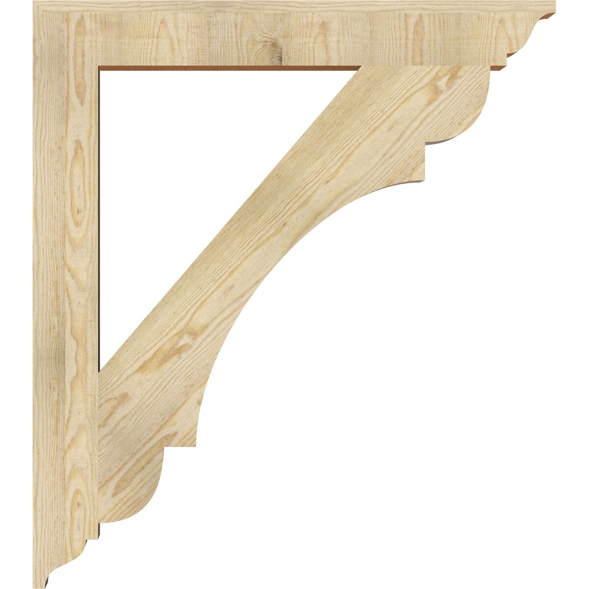 Ekena Millwork BKT04X32X36OLY01RDF Exterior-Brackets-Braces - View #3