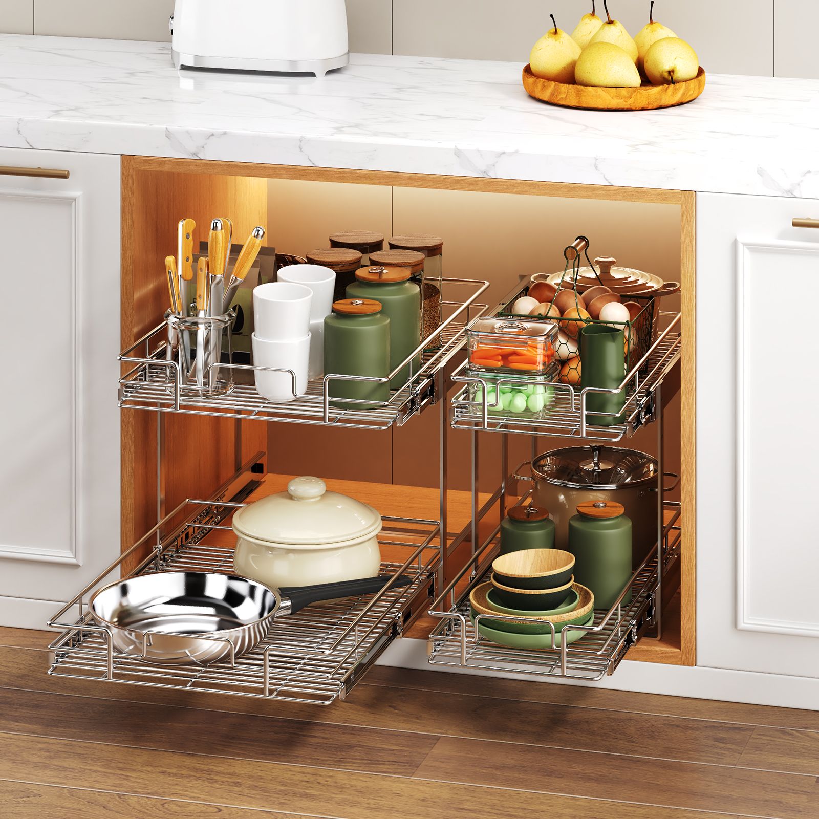 LOVMOR 2122-PULLOUTBASKET Pull-Out-Cabinet-Baskets - View #6