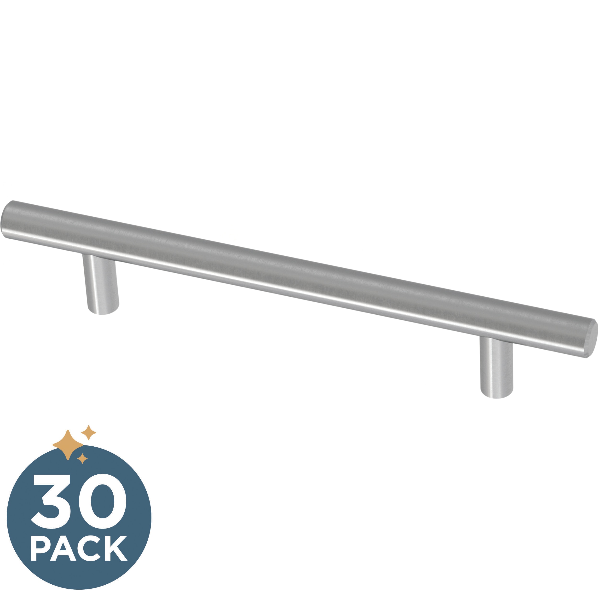 Franklin Brass P46642K-SS-B2 Simple Bar 5-1/16-in , 128mm Center to Center Stainless Steel Rectangular Bar 30 -Pack