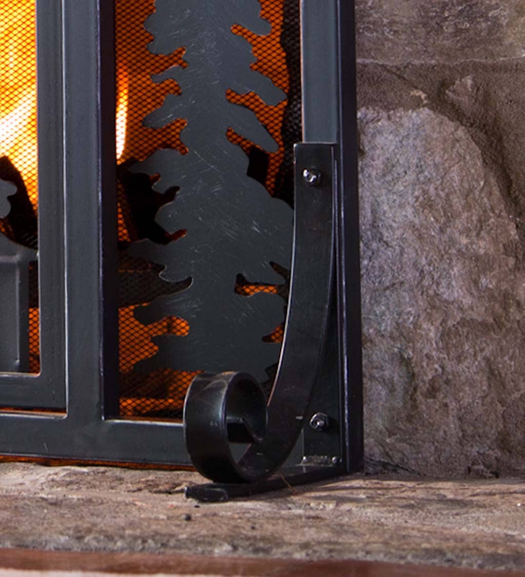 Evergreen 13382 BK Glass-Fireplace-Doors - View #4