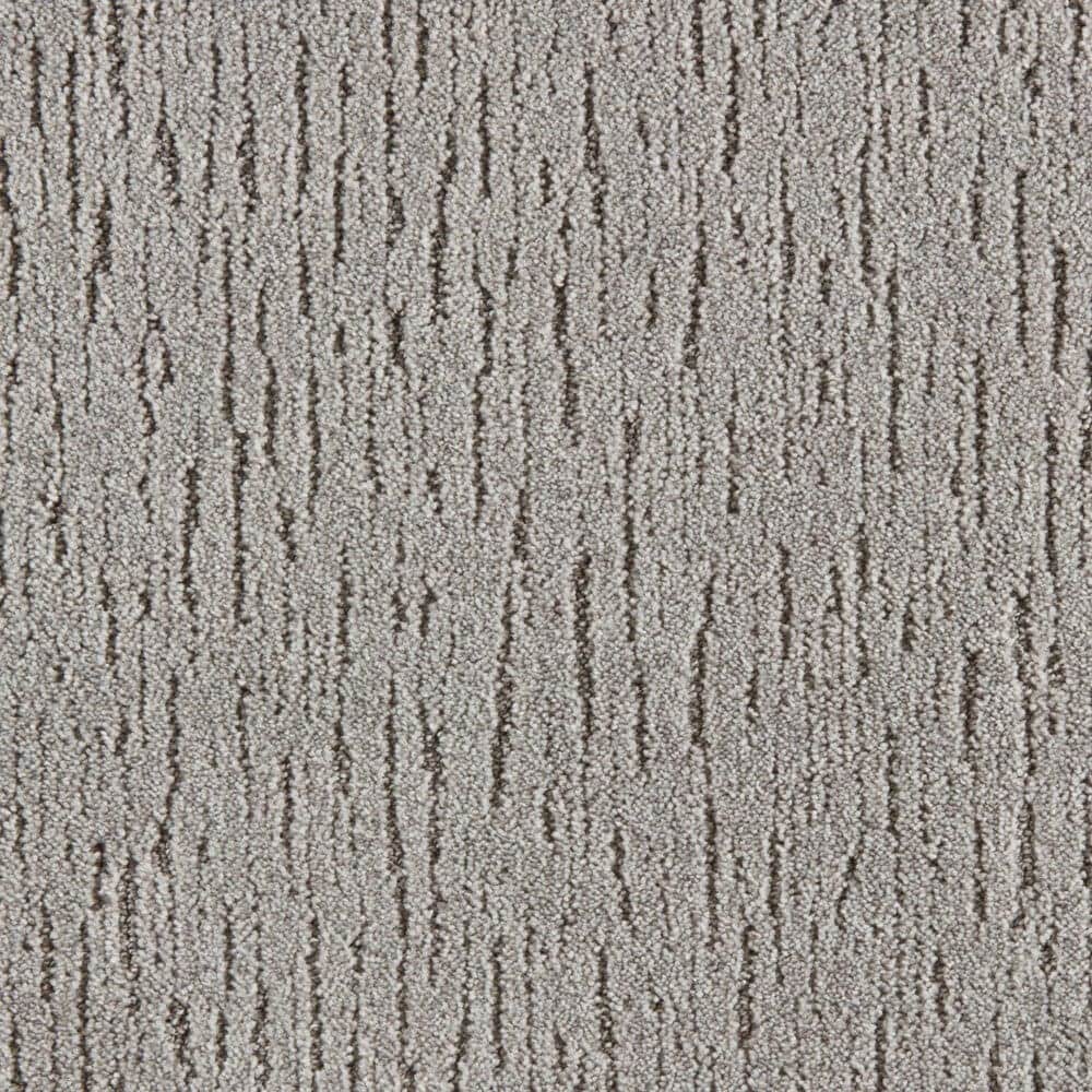 STAINMASTER STP60-12-L006 Soft Impressions Cloudburst Gray 40-oz sq yard Triexta Multi-level loop Indoor Carpet