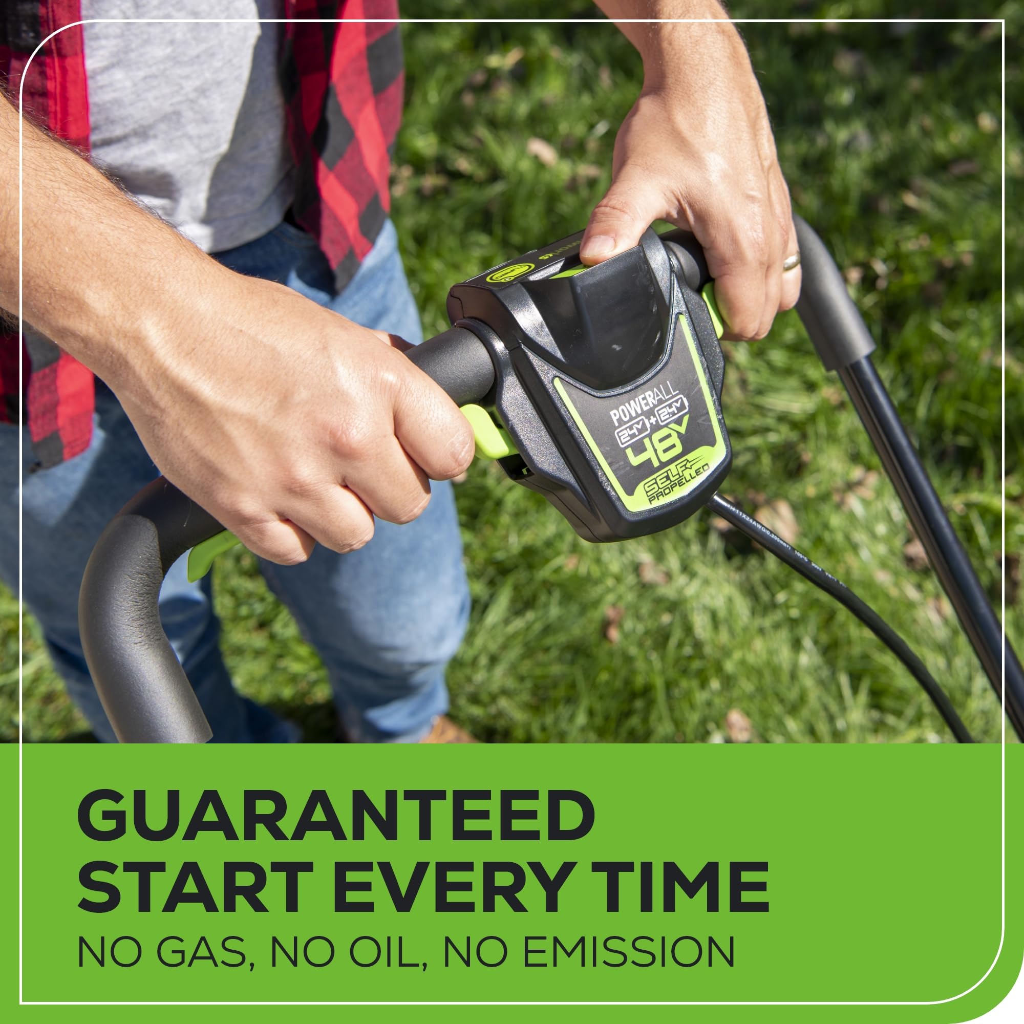 Greenworks MO48L4210 Cordless-Elec-Push-Mowers - View #5