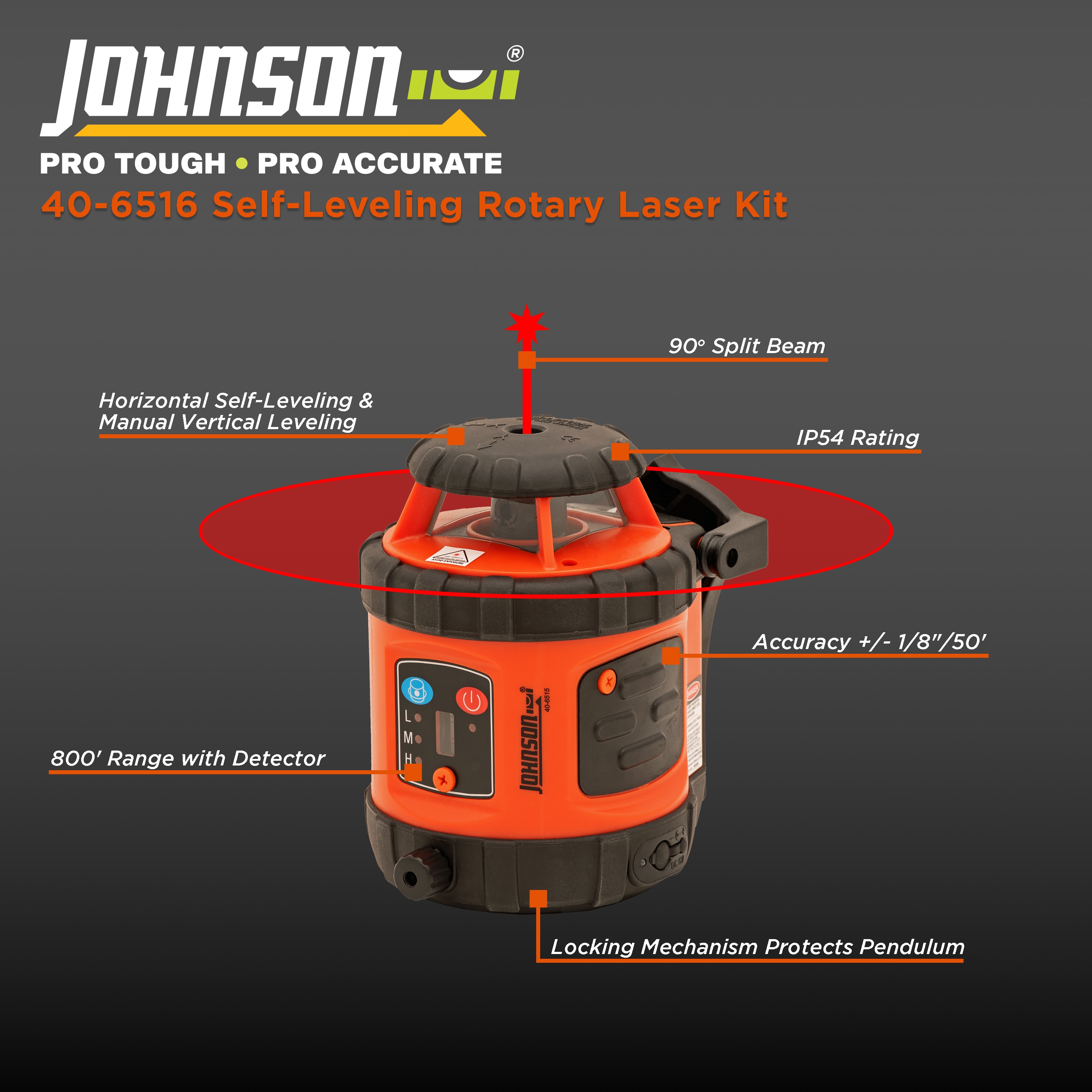 Johnson Level 40-6516 Laser-Level - View #4