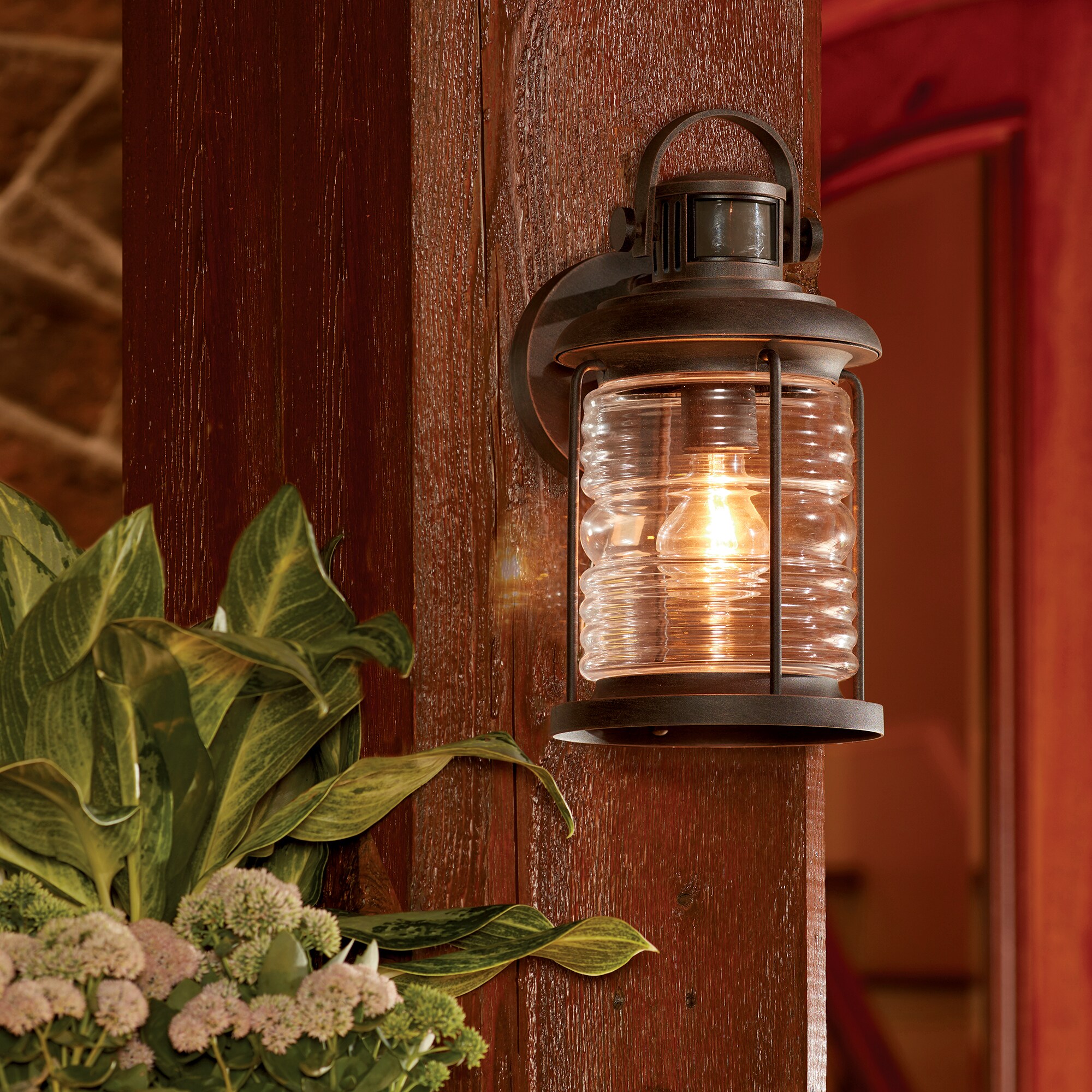 allen roth motion activated wall lantern