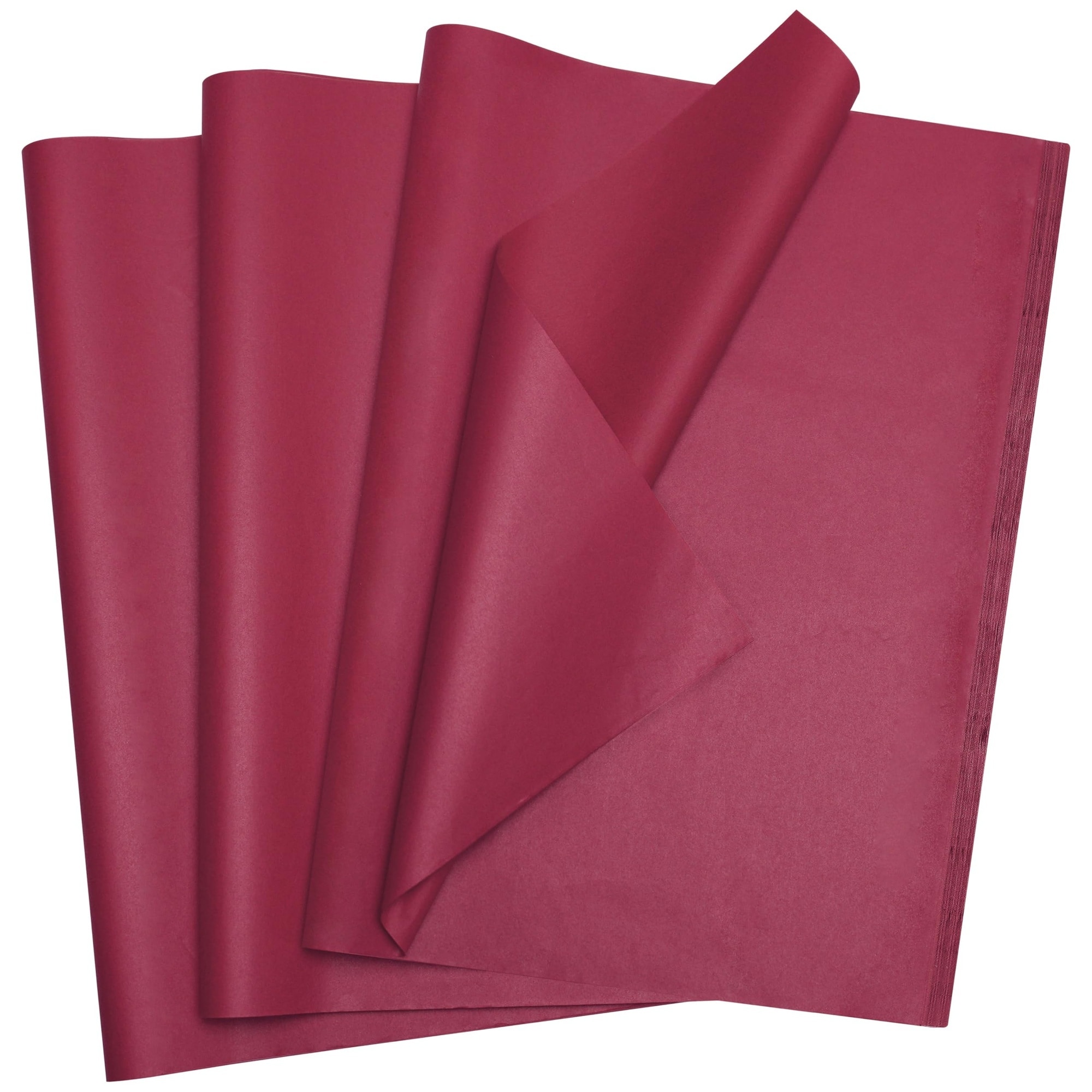 Afoxsos 100 Sheet Burgundy Tissue Paper 20 x 14 Inch Bulk for Gift Bags Wrapping Paper Party Favor Wedding Birthday Craft Decoration #L05AF09057
