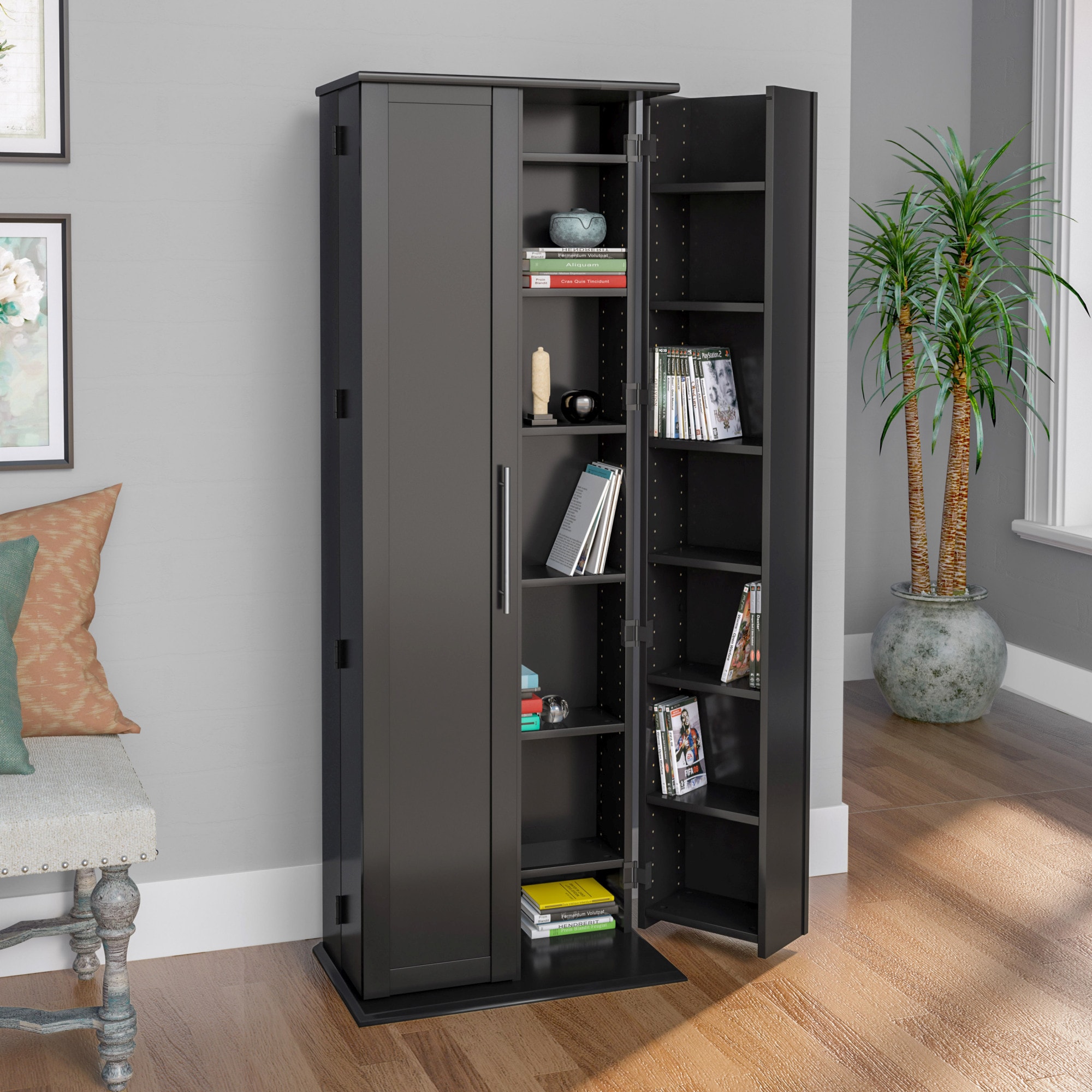 Prepac BLS-0448-K Gaming-Storage - View #4