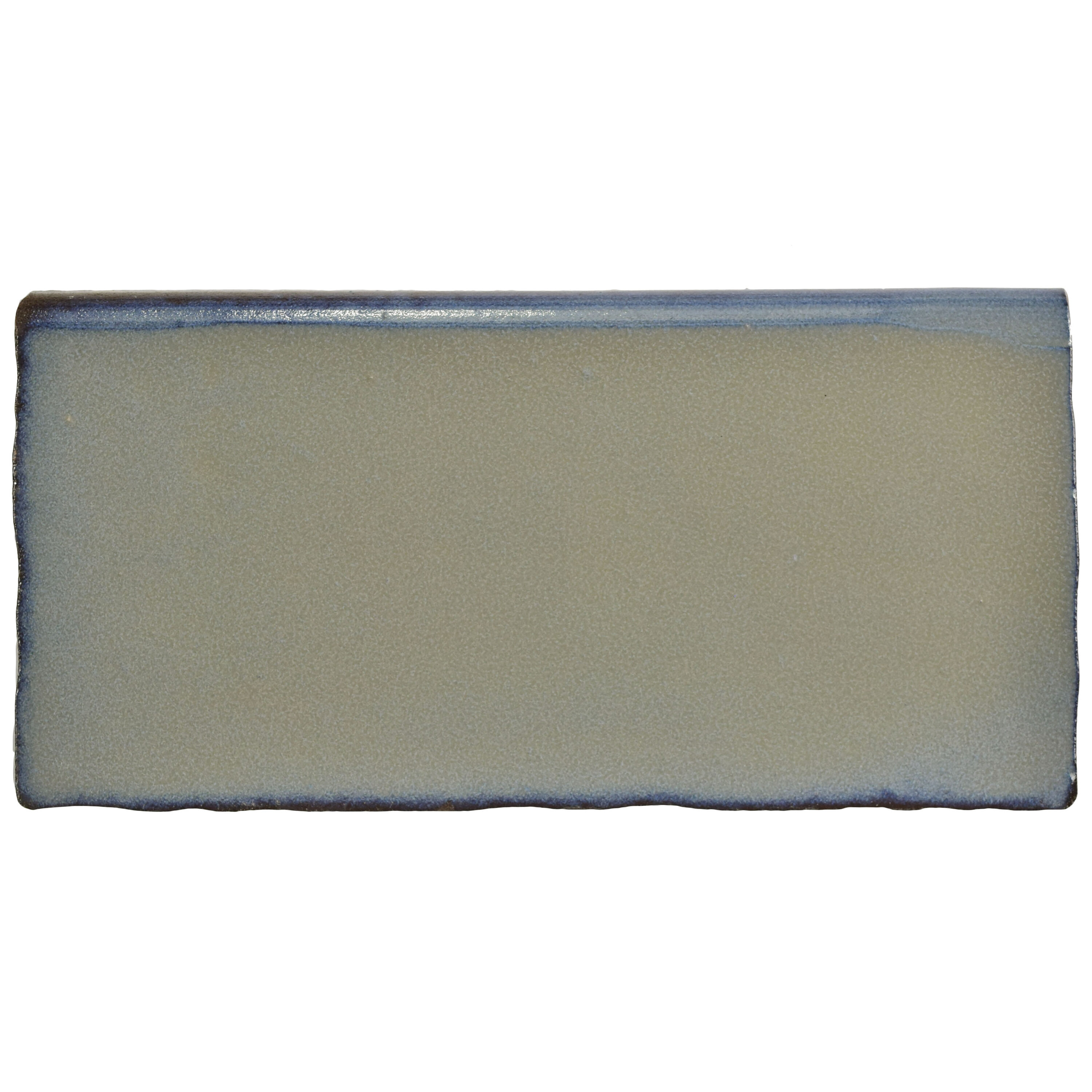 Affinity Tile WCVASG6B Antic Special Bullnose Griggio 3-in x 6-in Glossy Ceramic Bullnose Tile ( 0.78-sq ft / Carton ) 6 -Pack