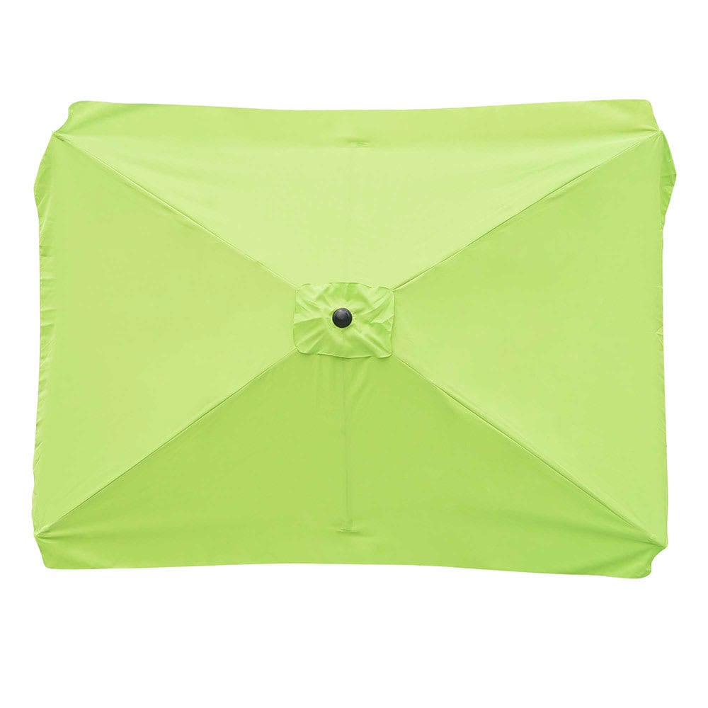 Yescom 07UMC004-2X3-LIME-LO Rectangle Replacement Patio Umbrella Canopy Parasol Top Cover for 6 Ribs 6.5x10ft Umbrella