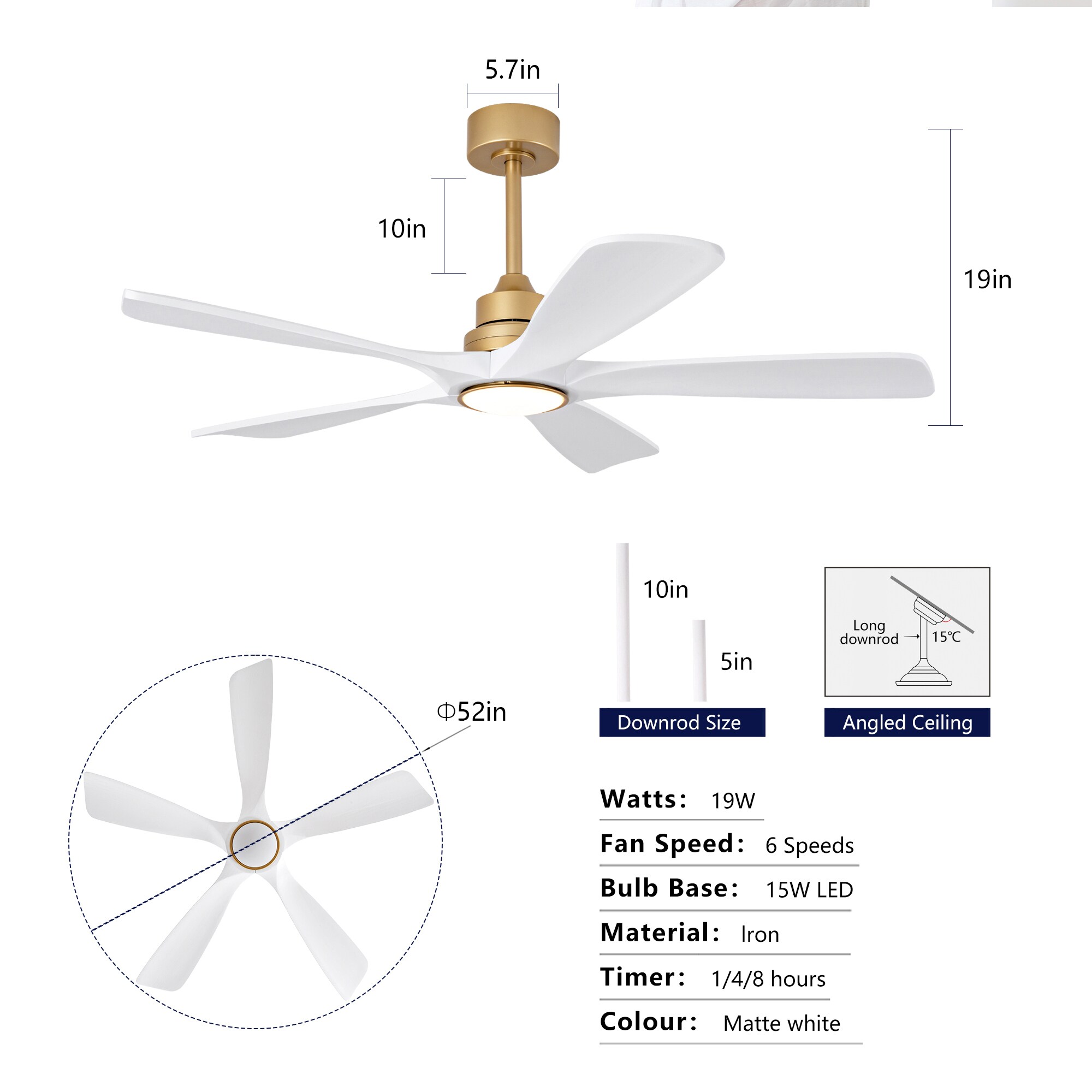 SINOFURN SYF110002GD Ceiling-Fans - View #17