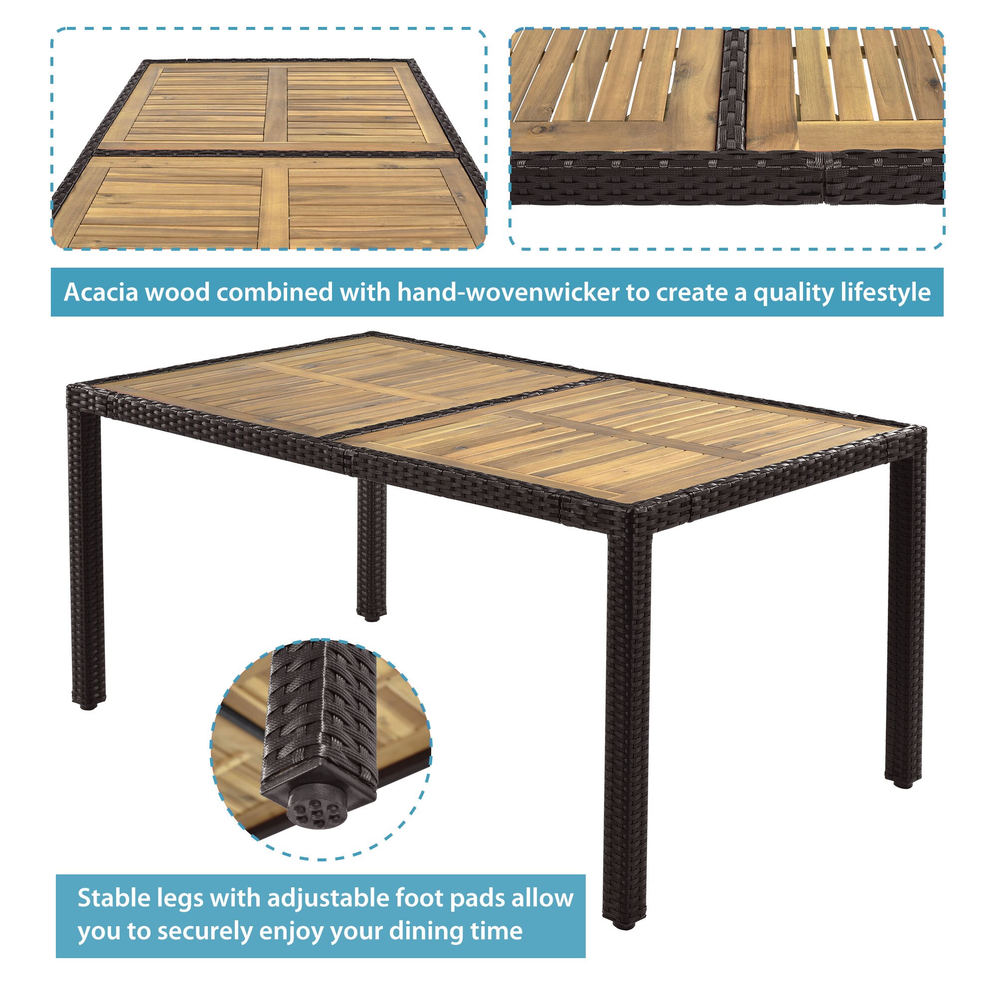 Nestfair HPGO209D Patio-Dining-Sets - View #4