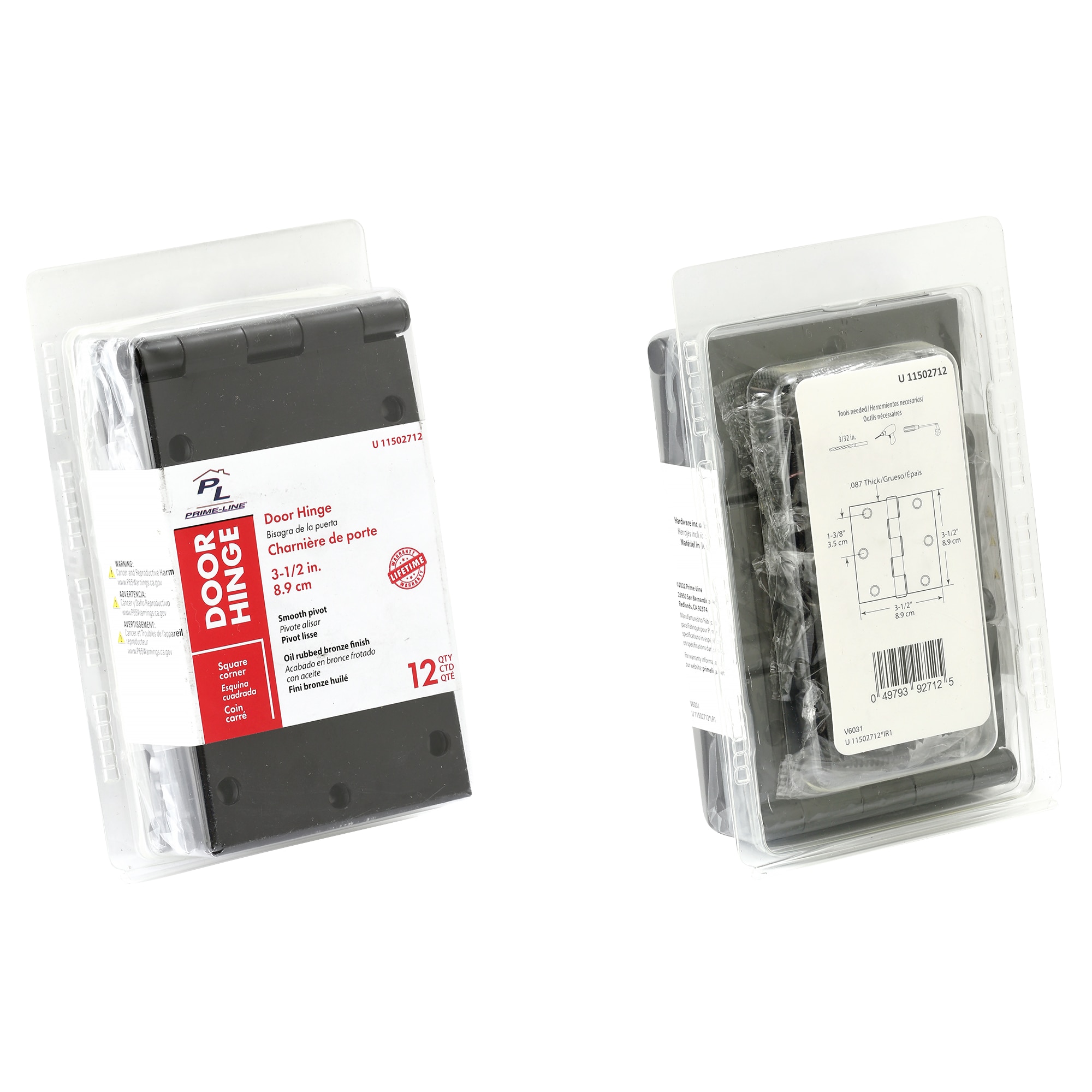 Prime-Line U 11502712 Entry-Door-Hinges - View #2